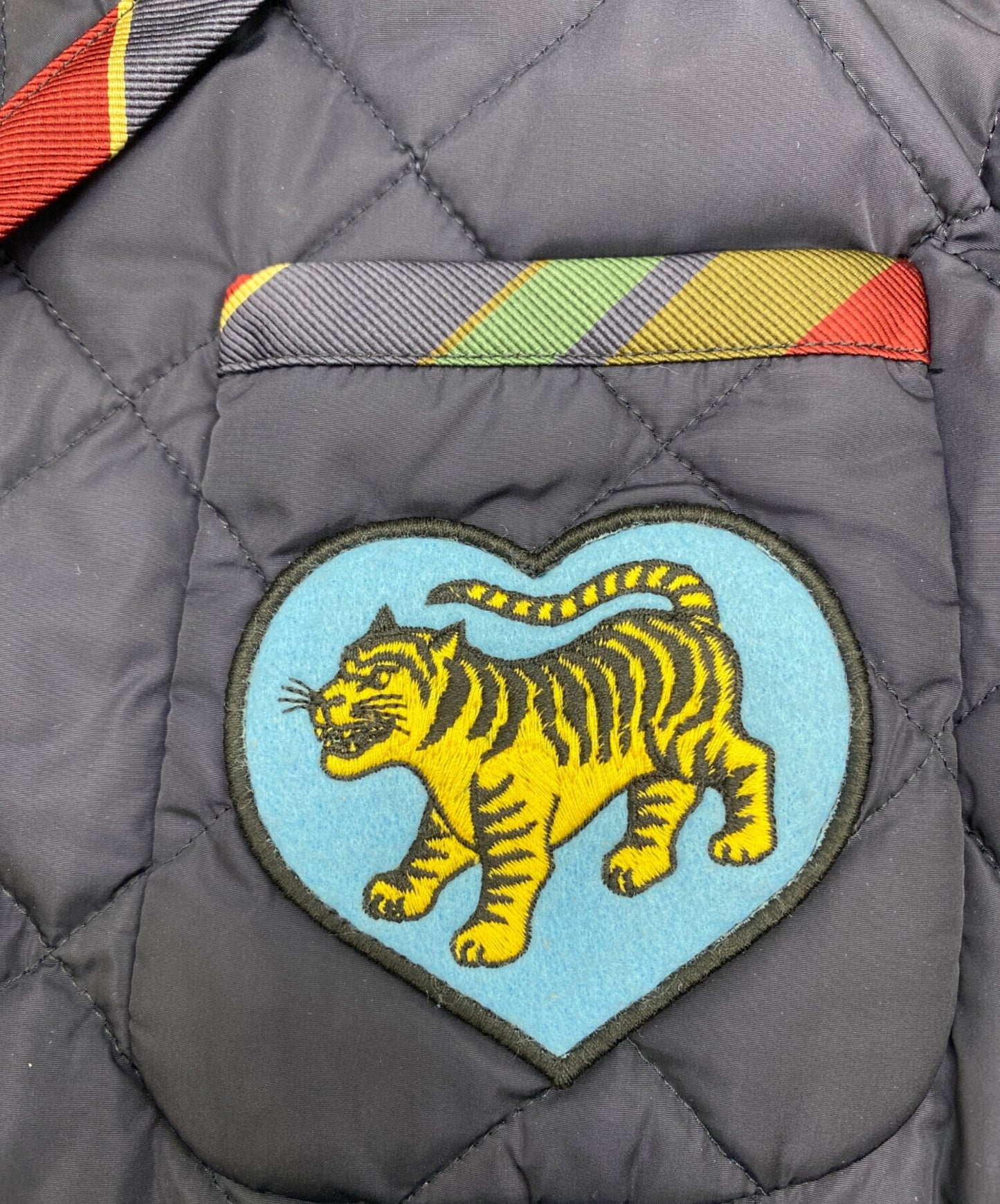 [Pre-owned] GUCCI Tiger Patch Piping Quilted Jacket 468312 Z729B