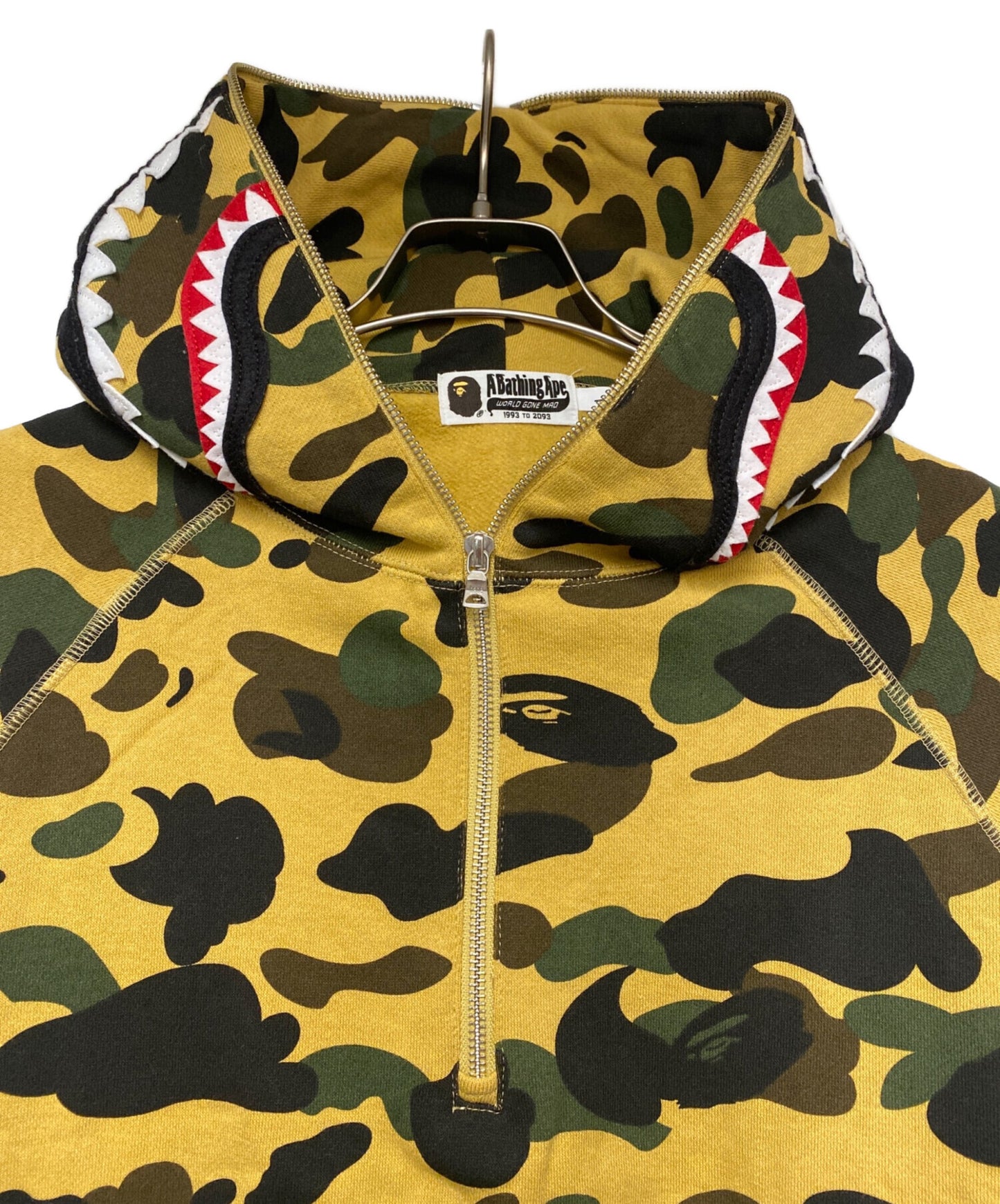 [Pre-owned] A BATHING APE half-zip parka 001PPD801011X
