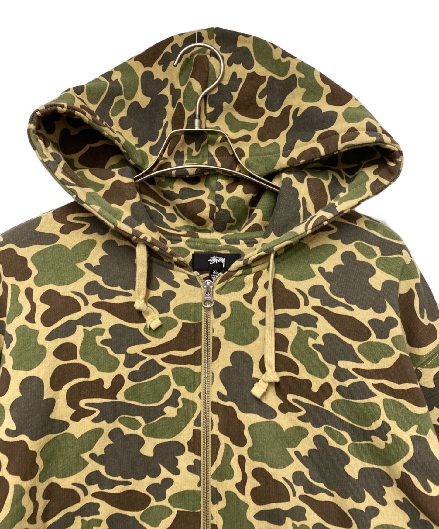 [Pre-owned] stussy CAMO DOUBLE FACE ZIP HOODIE 118466