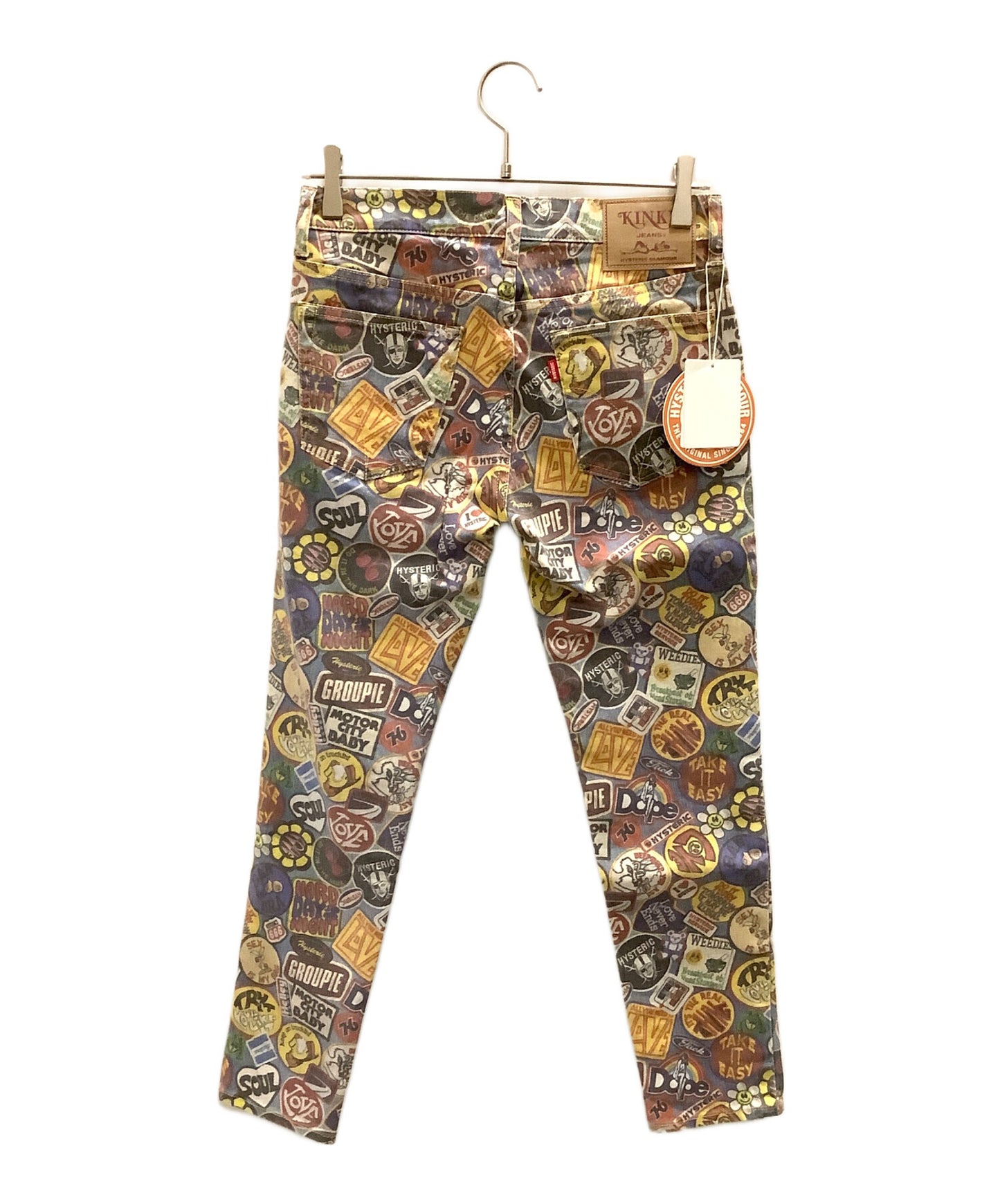 [Pre-owned] Hysteric Glamour 9/10 Length Slim Pants Hysteric Glamour, WAPPEN REMIX Pattern 01232AP03 01232AP03