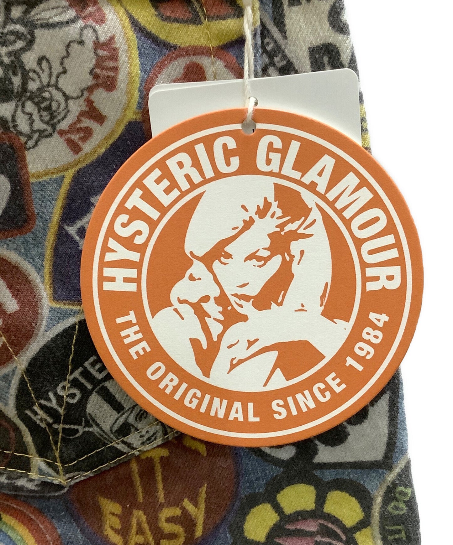 [Pre-owned] Hysteric Glamour 9/10 Length Slim Pants Hysteric Glamour, WAPPEN REMIX Pattern 01232AP03 01232AP03