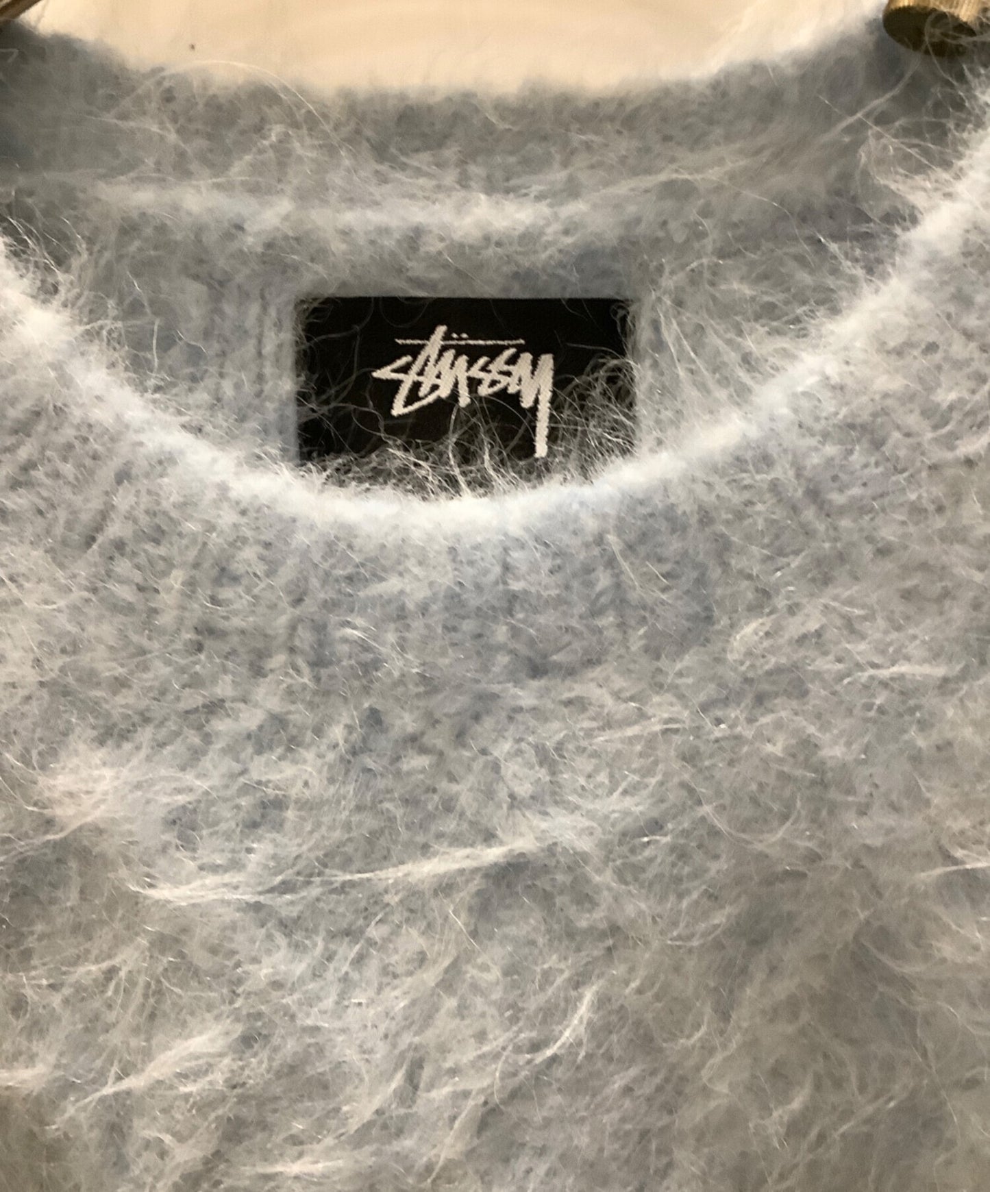[Pre-owned] stussy Fuzzy Lattice Crew Sweater stussy 117198 117198