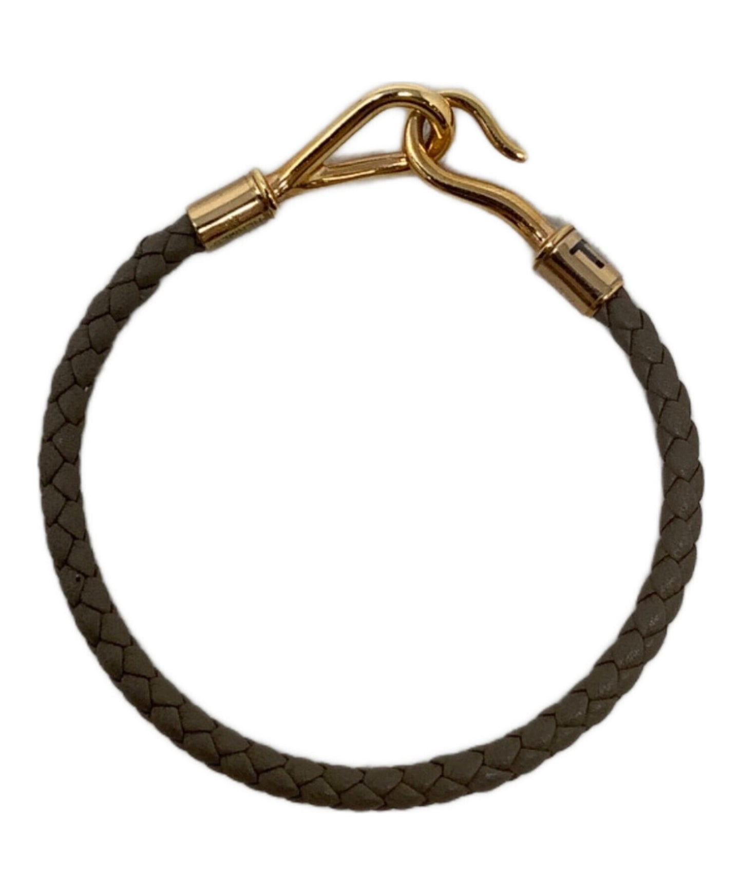 [Pre-owned] HERMES Leather bracelet HERMES Jumbo H