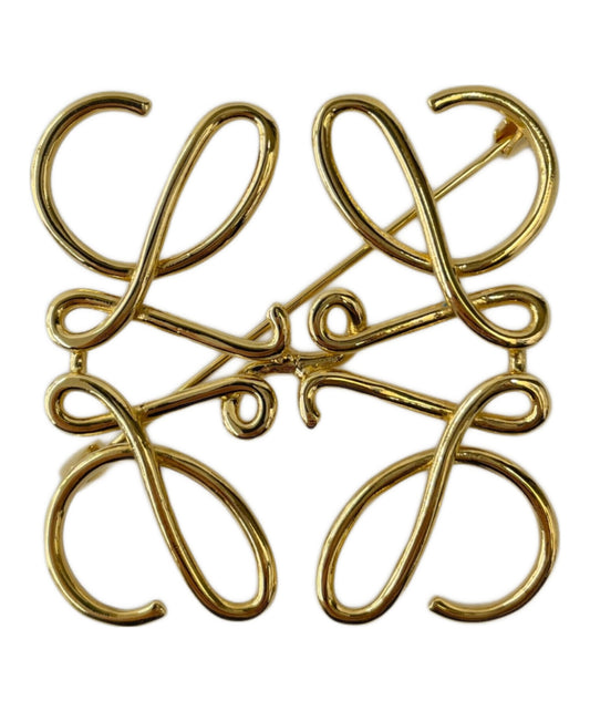 [Pre-owned] LOEWE anagram brooch 111.25.020