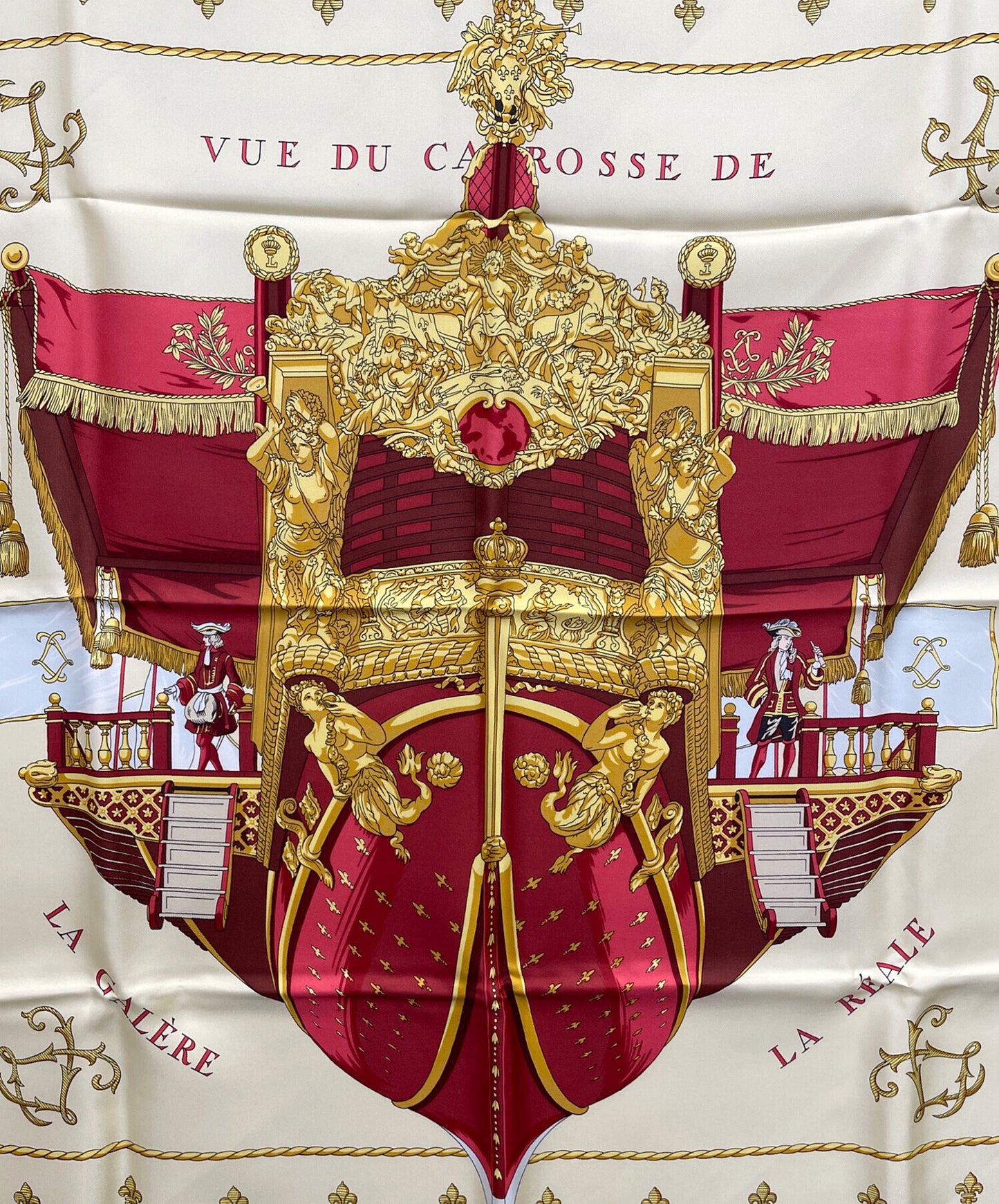 [Pre-owned] HERMES silk scarf