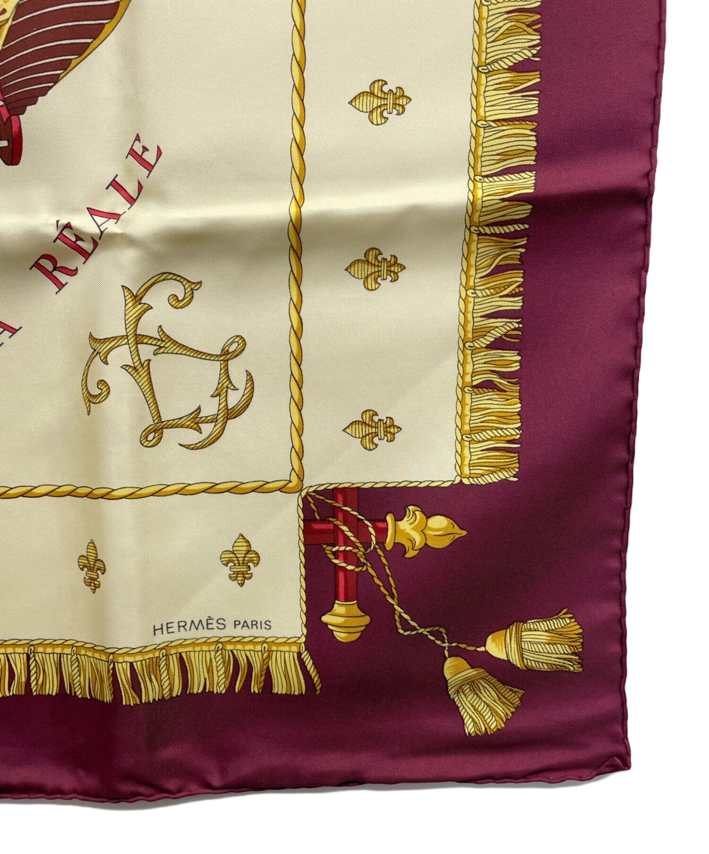 [Pre-owned] HERMES silk scarf