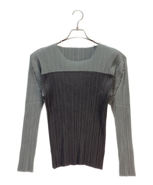 [Pre-owned] PLEATS PLEASE Bicolor pleated cut and sewn PP87-JK404