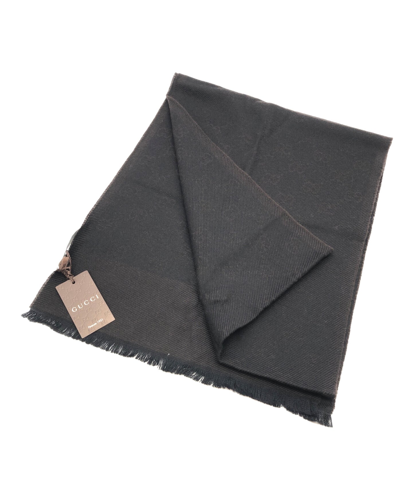 [Pre-owned] GUCCI Scarf GG pattern 100% wool with tags