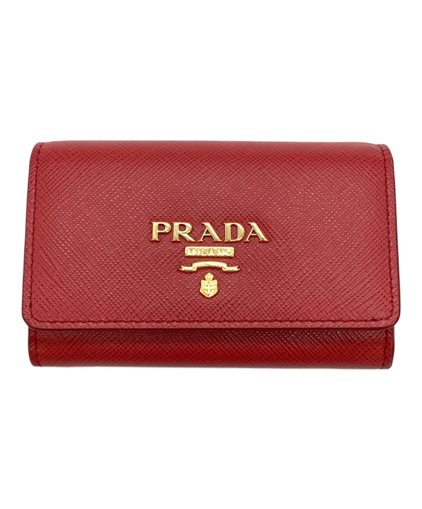 [Pre-owned] PRADA Saffiano card case 1MH027