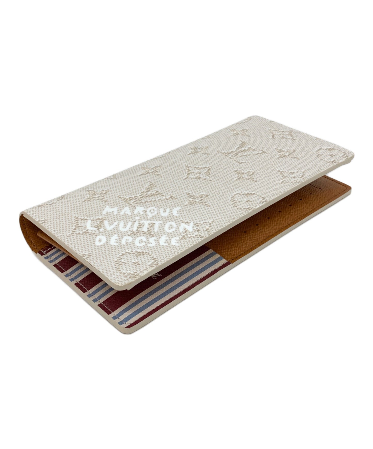 [Pre-owned] LOUIS VUITTON Monogram Heritage Porte Foyle Brazza M15156