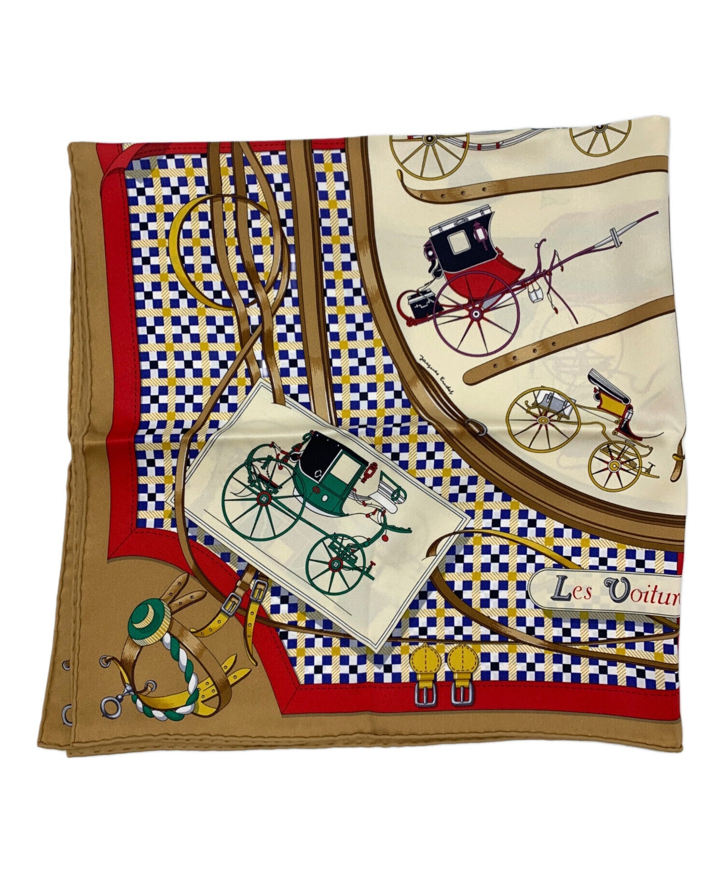 [Pre-owned] HERMES silk scarf