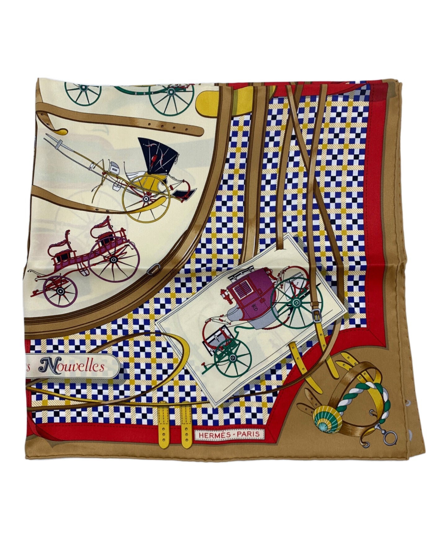 [Pre-owned] HERMES silk scarf