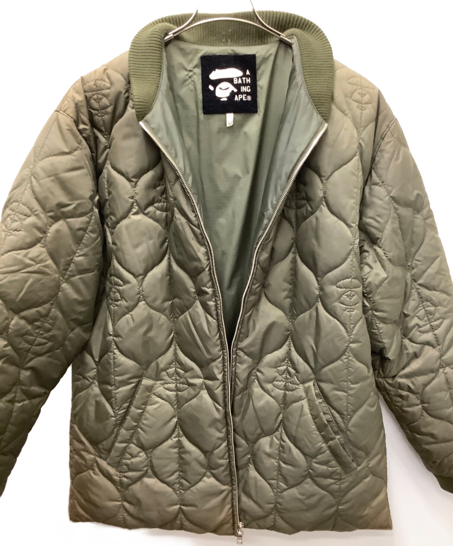 [Pre-owned] A BATHING APE Face Quilted Down Jacket