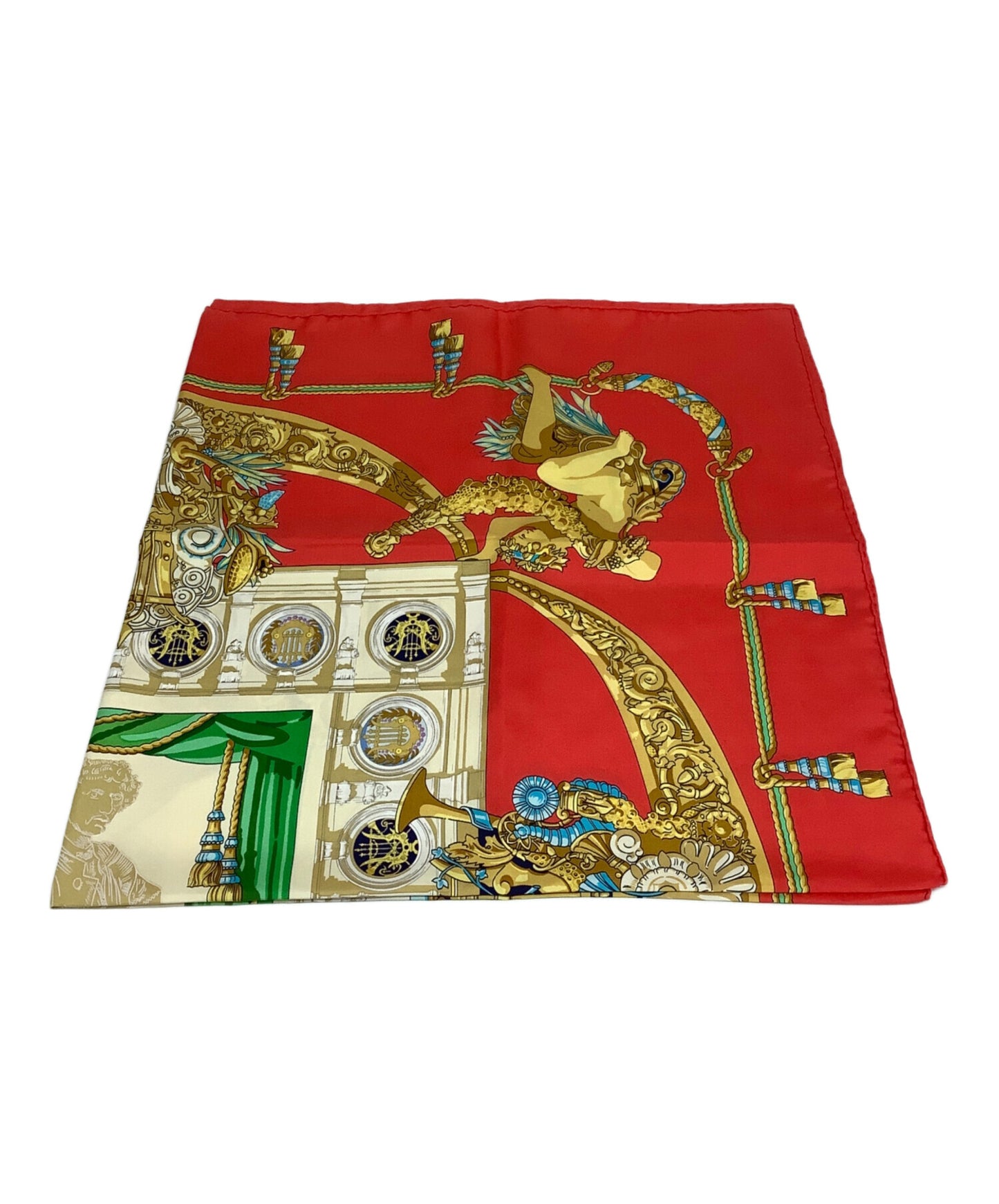 [Pre-owned] HERMES Silk scarf Charles Garnier tribute