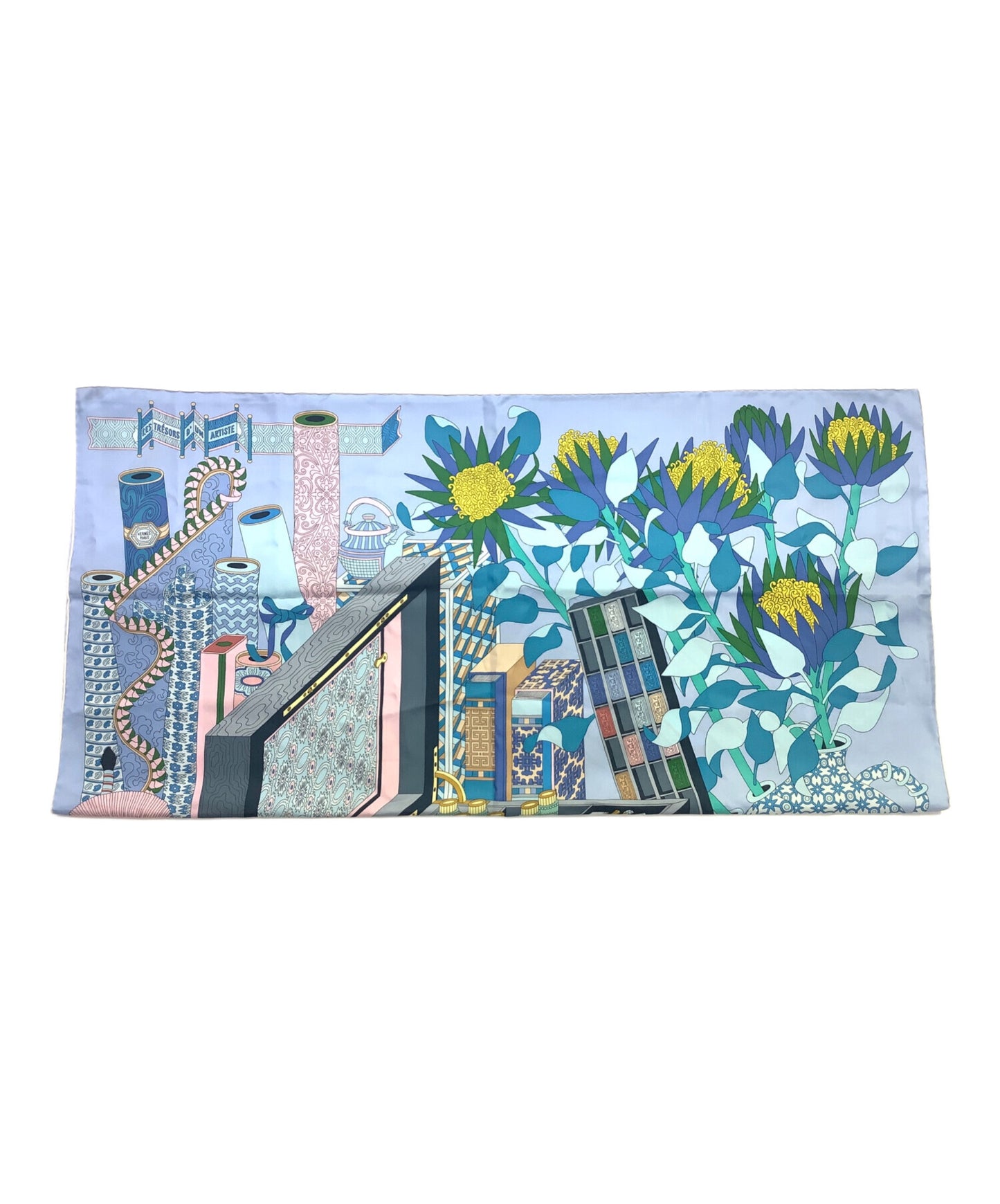 [Pre-owned] HERMES Carré 90 Les tresors d un Artiste