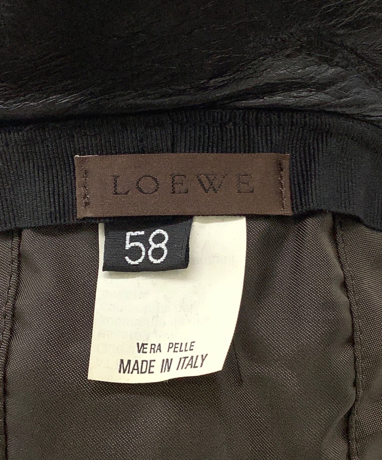[Pre-owned] LOEWE leather hat