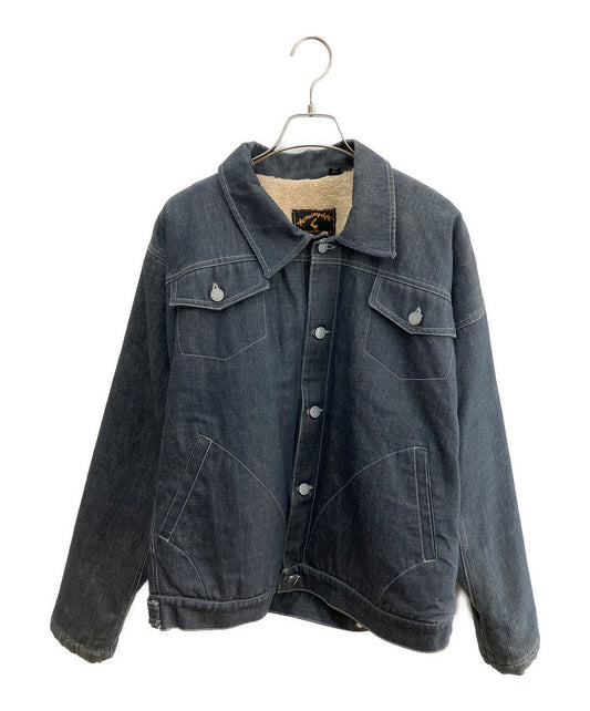 [Pre-owned] Vivienne Westwood Denim Jacket with Fleece Lining 358-49015