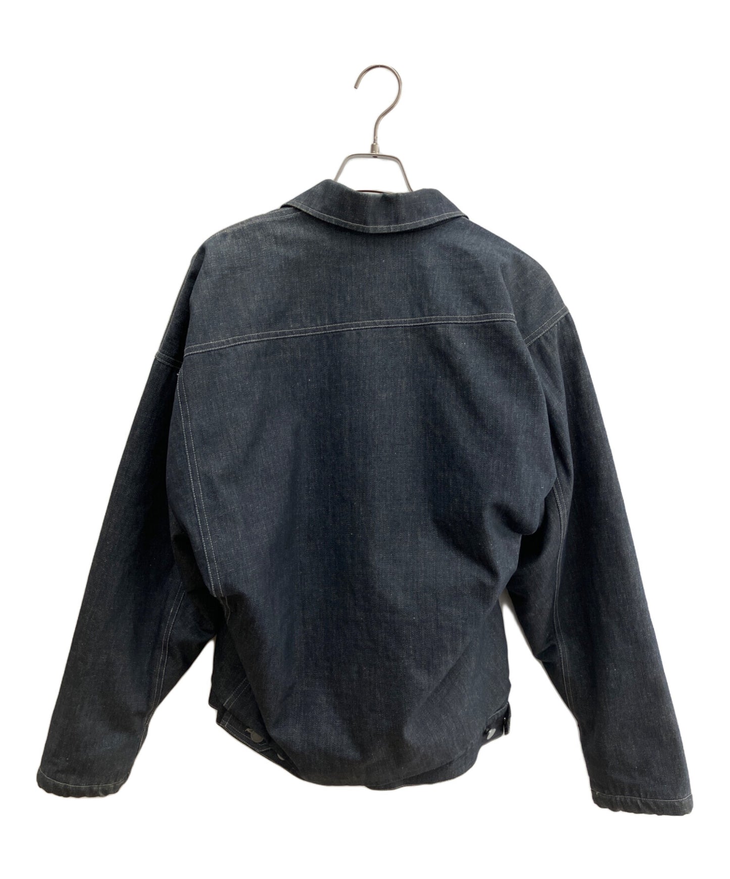 [Pre-owned] Vivienne Westwood Denim Jacket with Fleece Lining 358-49015