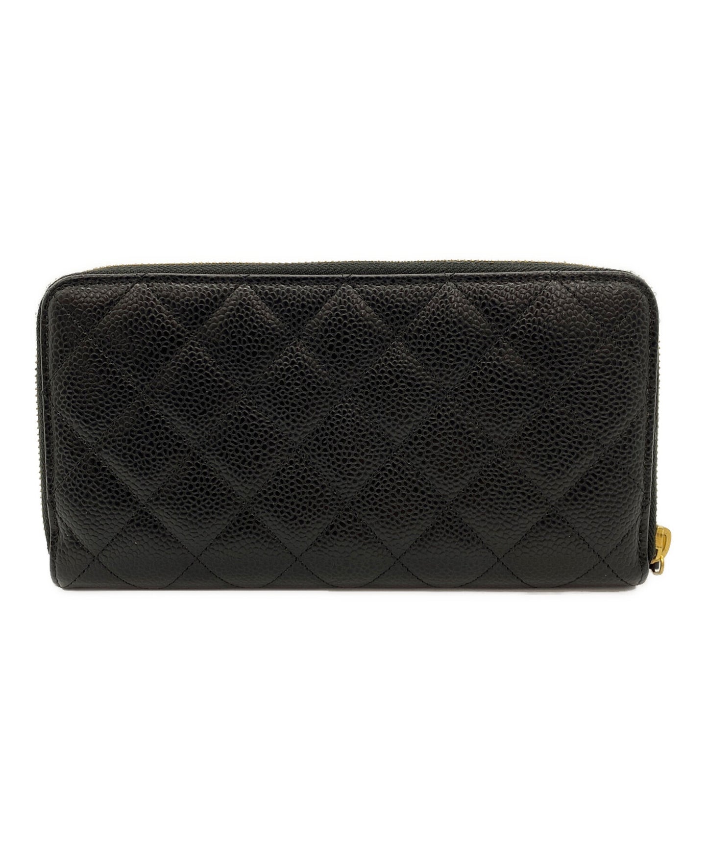 [Pre-owned] CHANEL Round Zipper Long Wallet