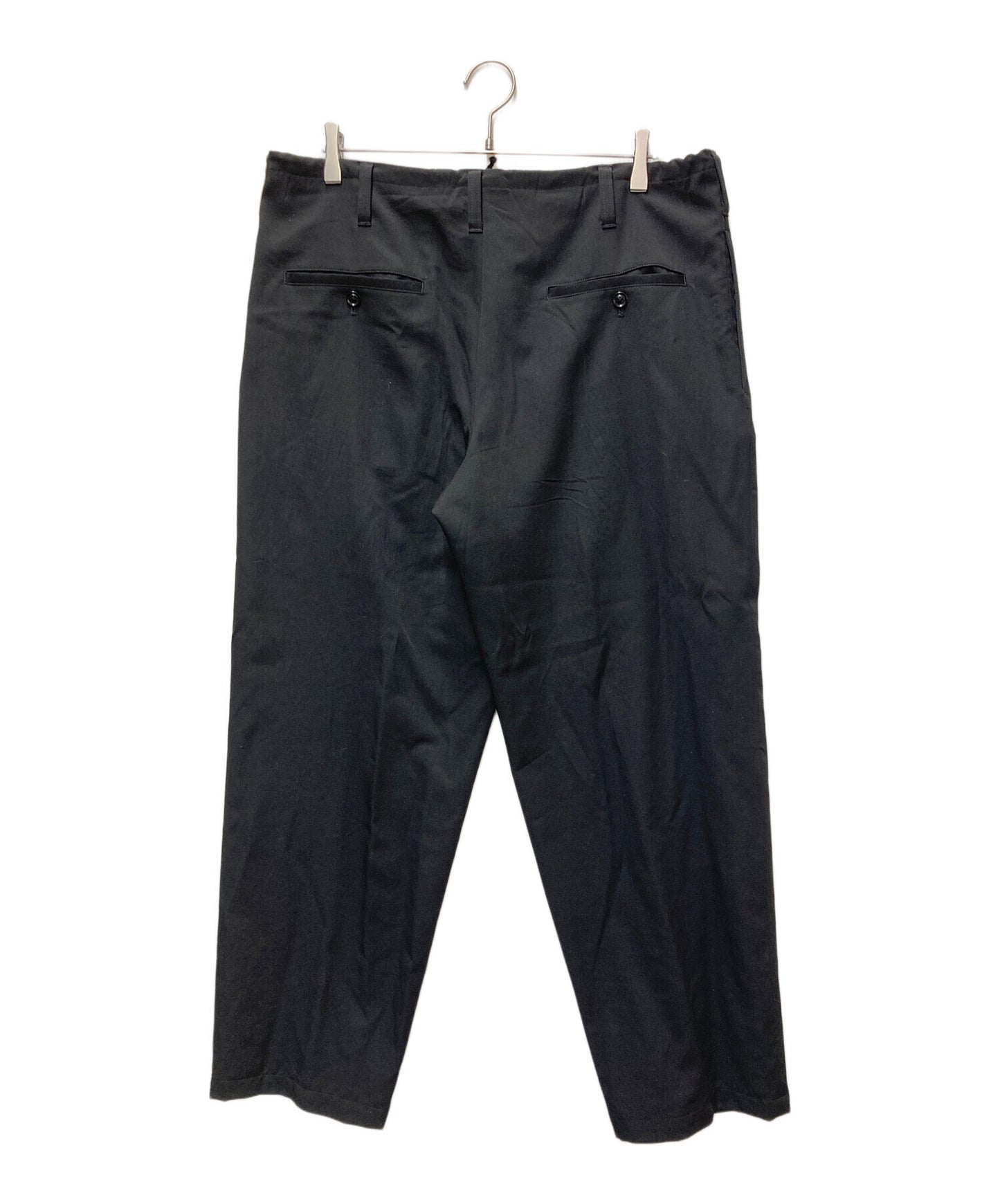 [Pre-owned] Yohji Yamamoto pour homme Wrinkled gabardine drawcord pants HK-P63-100