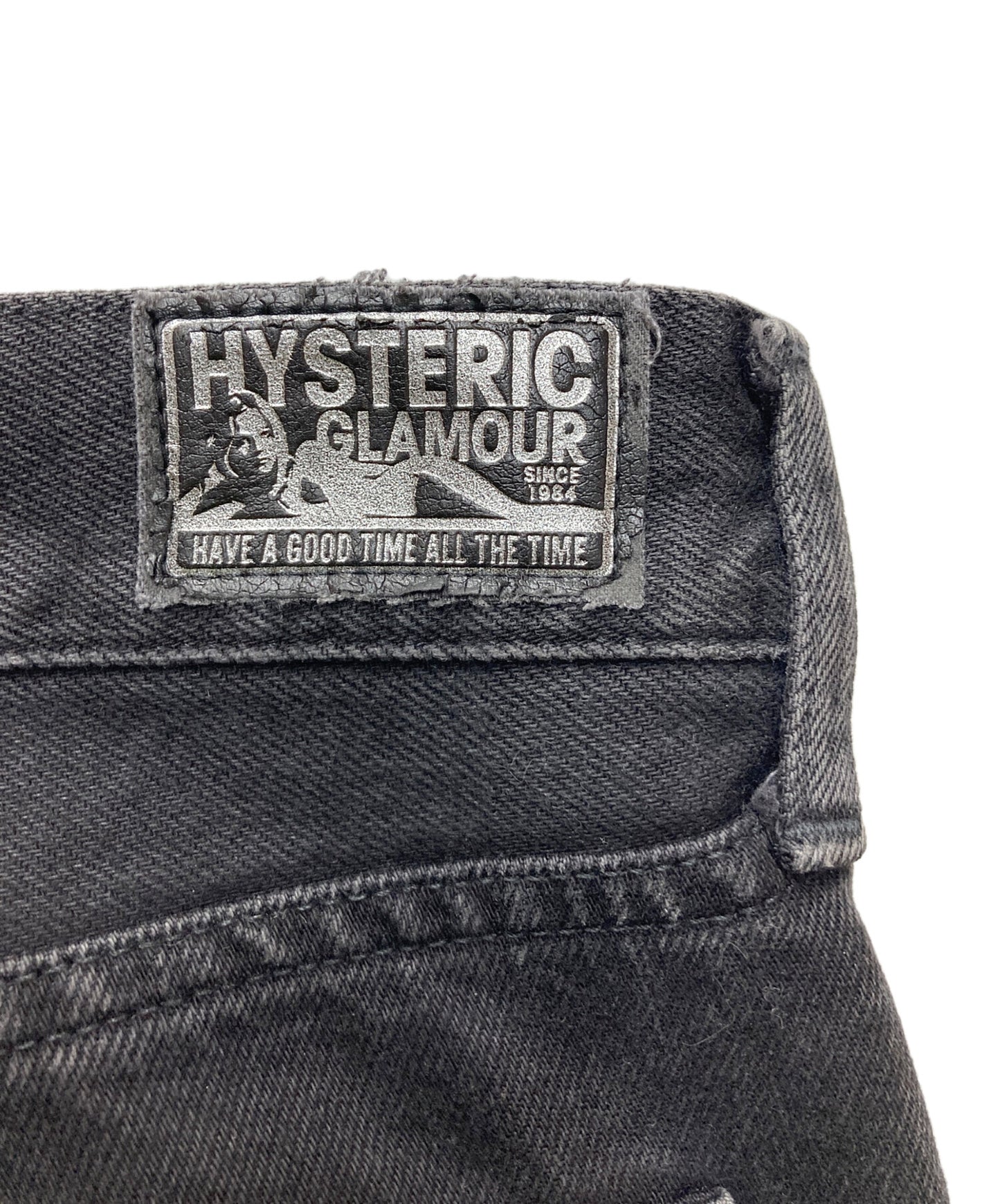 [Pre-owned] Hysteric Glamour Damaged denim pants 0152AP12