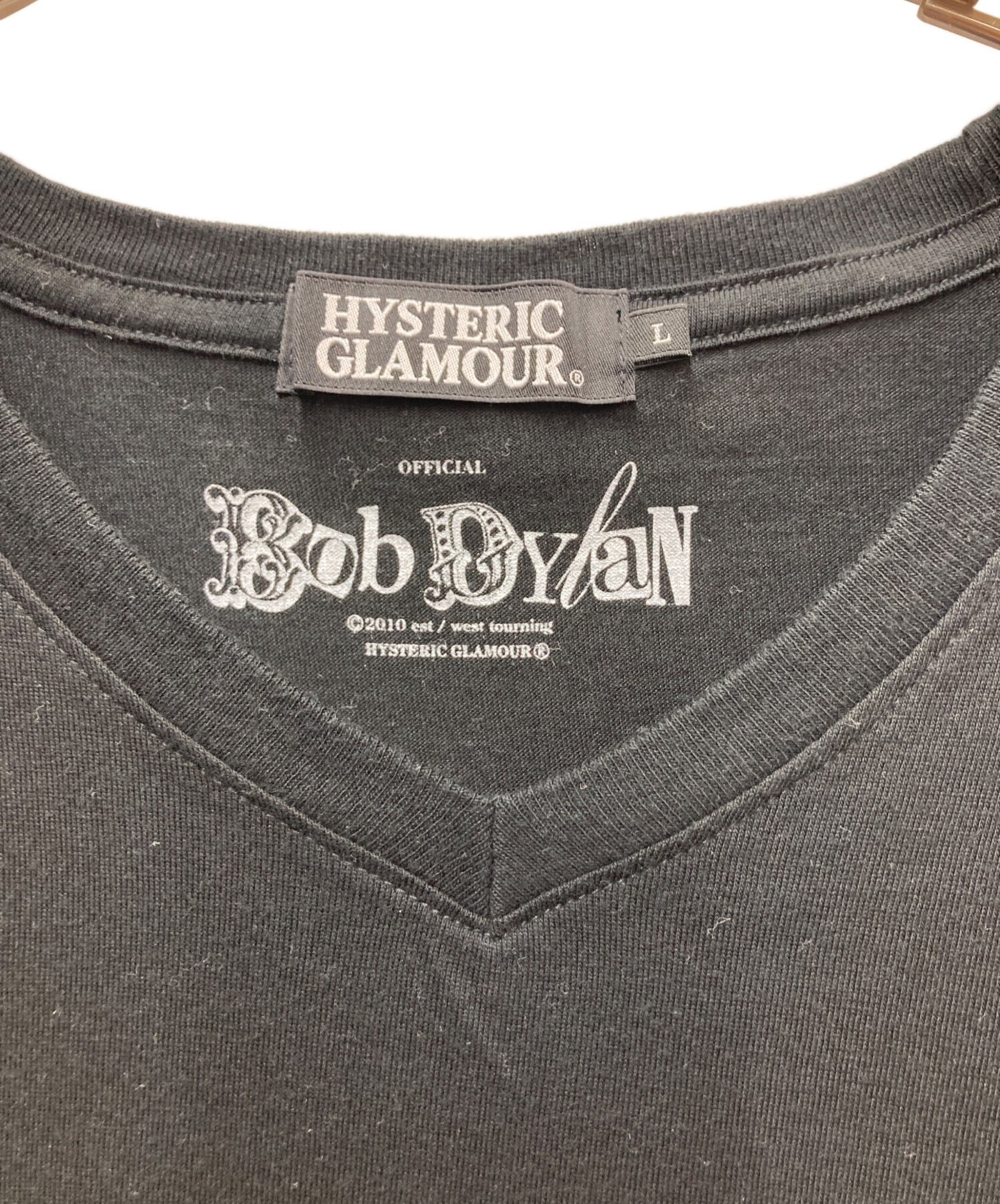 [Pre-owned] Hysteric Glamour BobDylan printed T-shirt 0202CT05