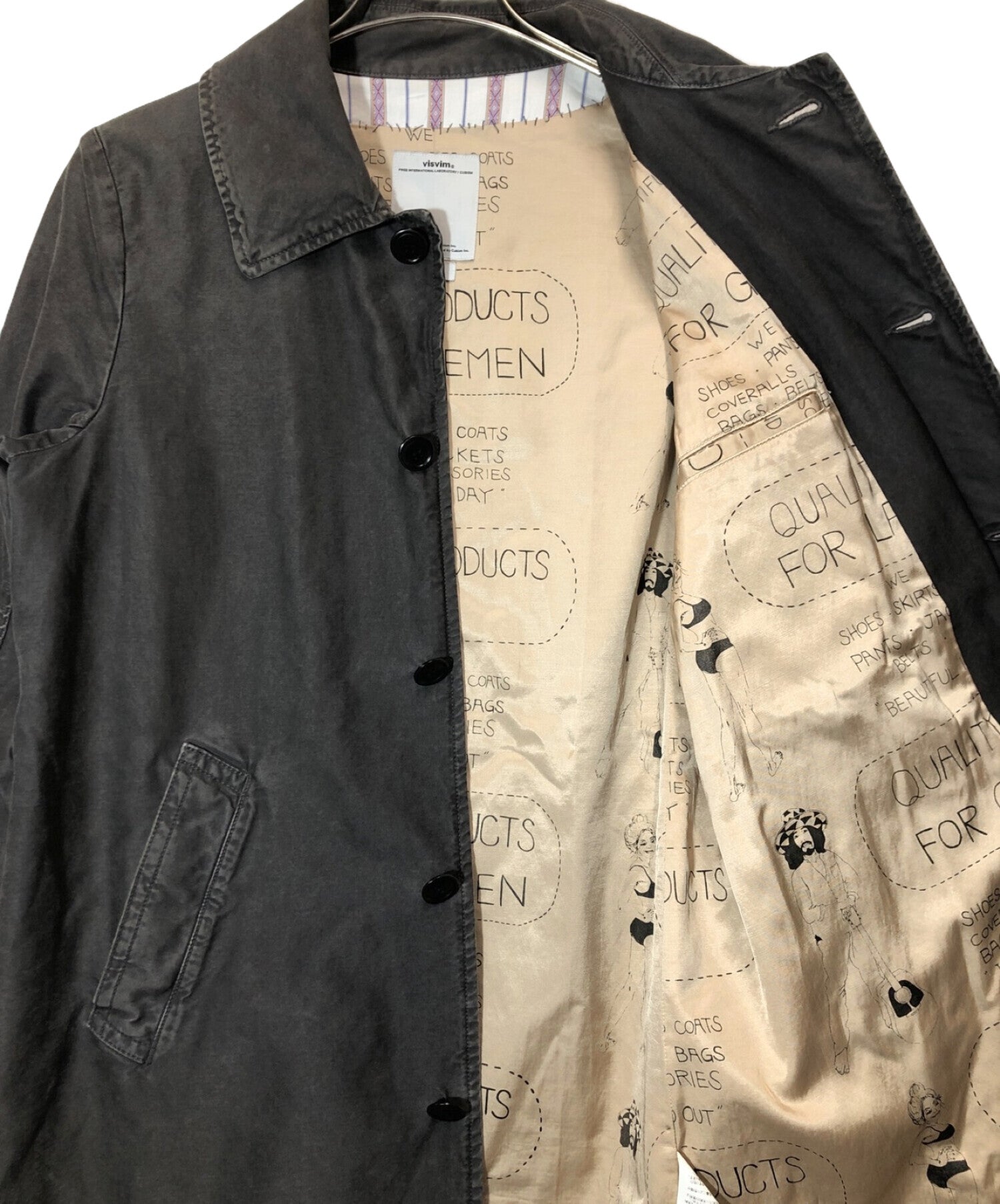 Pre-owned] VISVIM HERGE COAT DMGD CHINO (Damaged Chino
