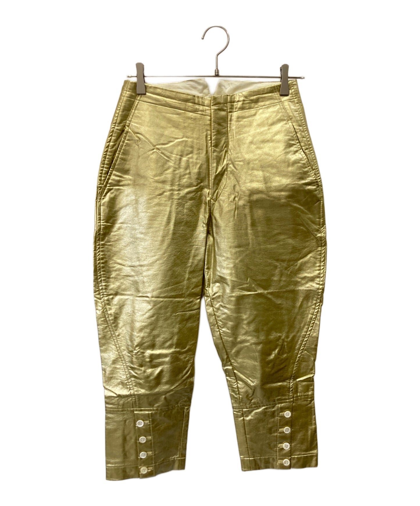 [Pre-owned] COMME des GARCONS Faux leather cropped pants GH-P072