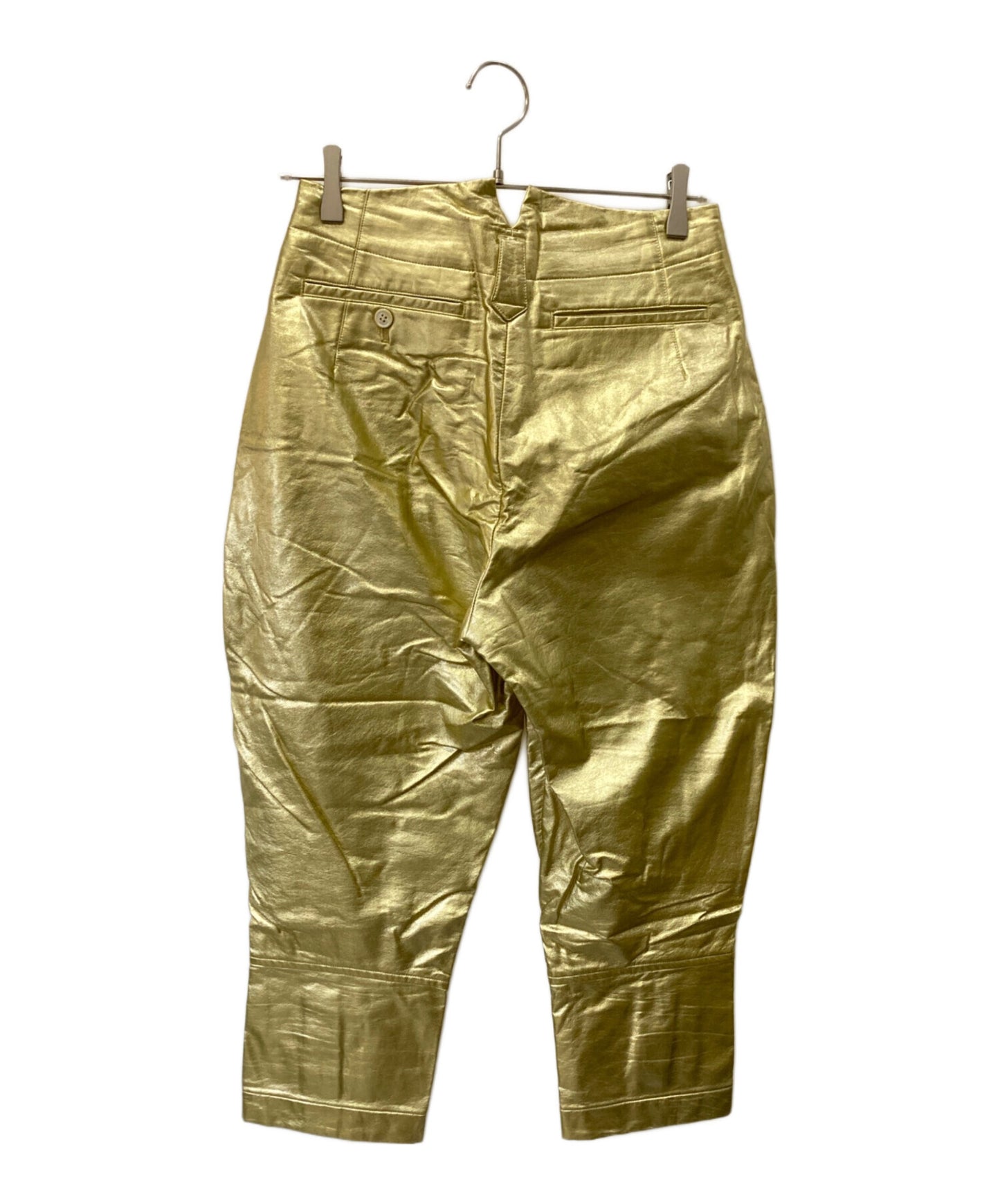 [Pre-owned] COMME des GARCONS Faux leather cropped pants GH-P072