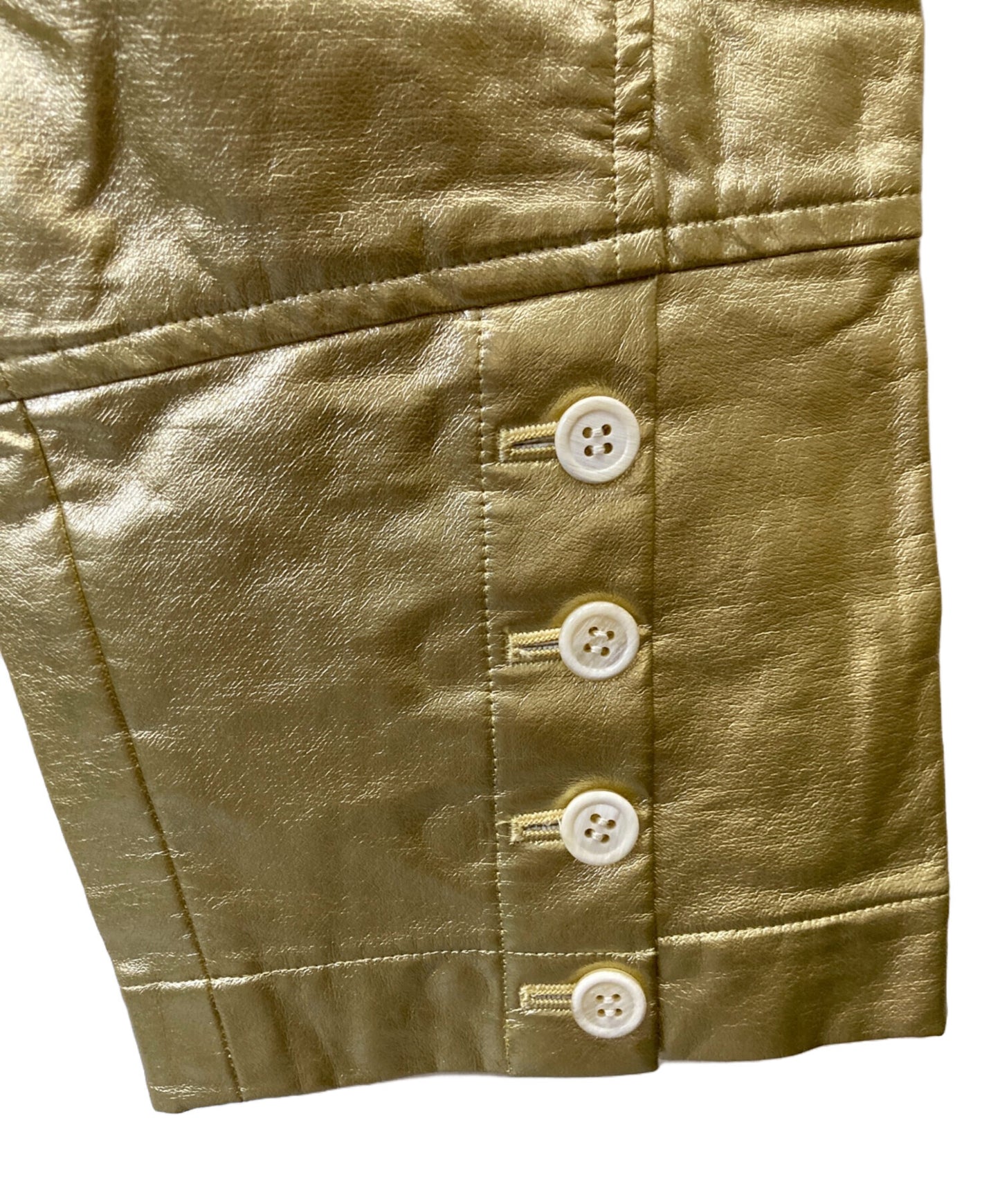[Pre-owned] COMME des GARCONS Faux leather cropped pants GH-P072