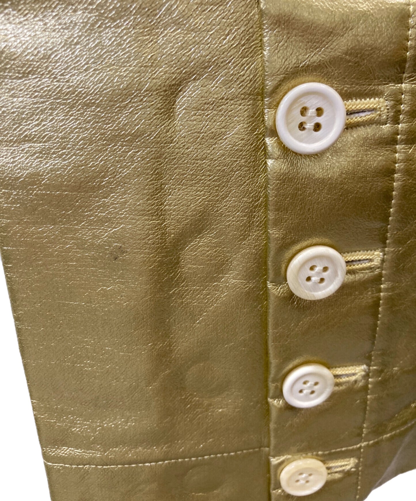 [Pre-owned] COMME des GARCONS Faux leather cropped pants GH-P072