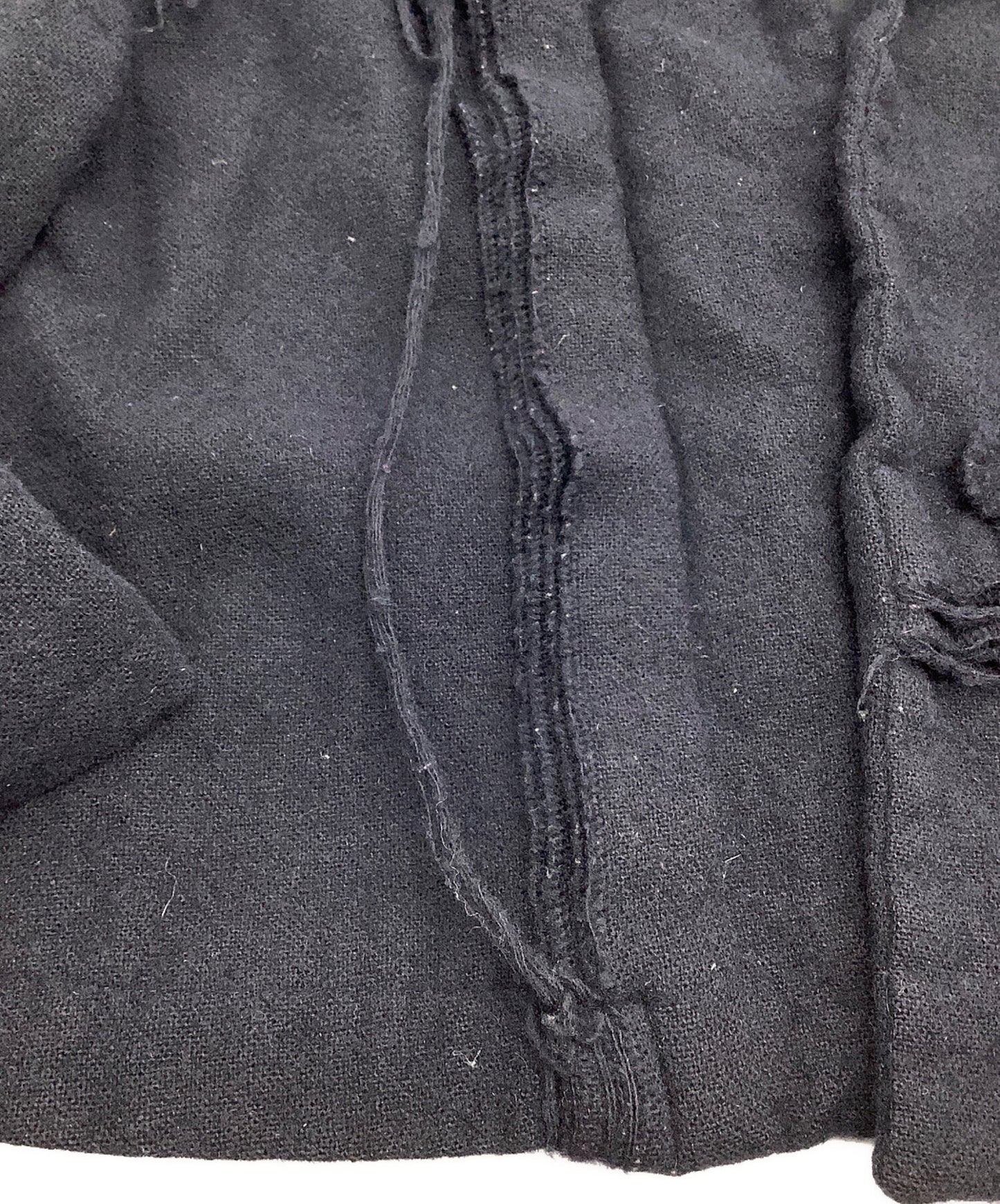 [Pre-owned] COMME des GARCONS COMME des GARCONS Shrunken Flower Collarless Wool Jacket W5J017