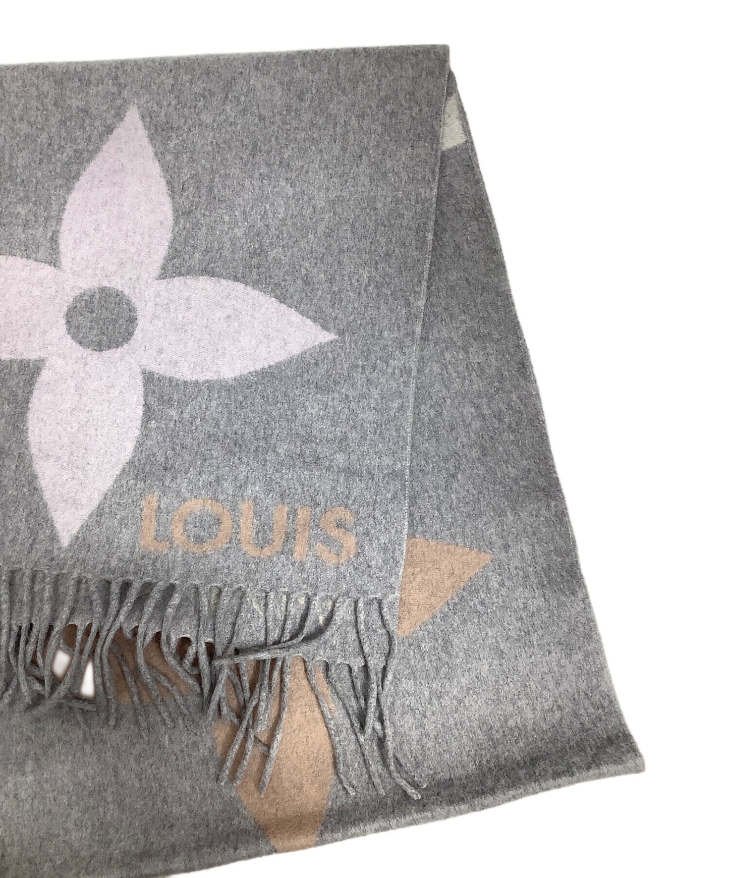 [Pre-owned] LOUIS VUITTON Cashmere blend scarf M77637