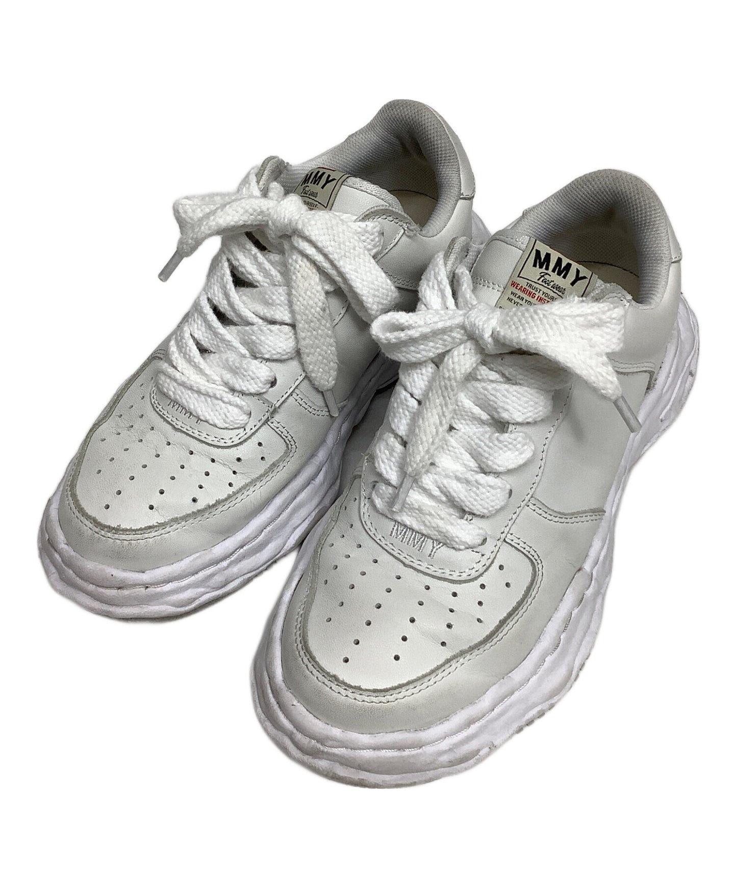 [Pre-owned] Maison MIHARA YASUHIRO WAYNE LOW LEATHER LOW TOP A07FW702