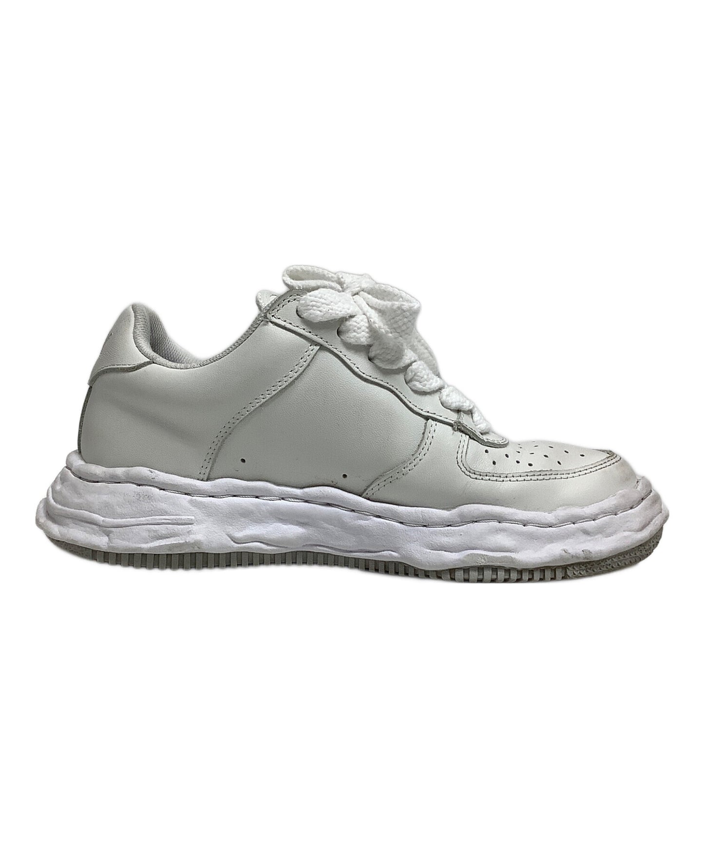 [Pre-owned] Maison MIHARA YASUHIRO WAYNE LOW LEATHER LOW TOP A07FW702