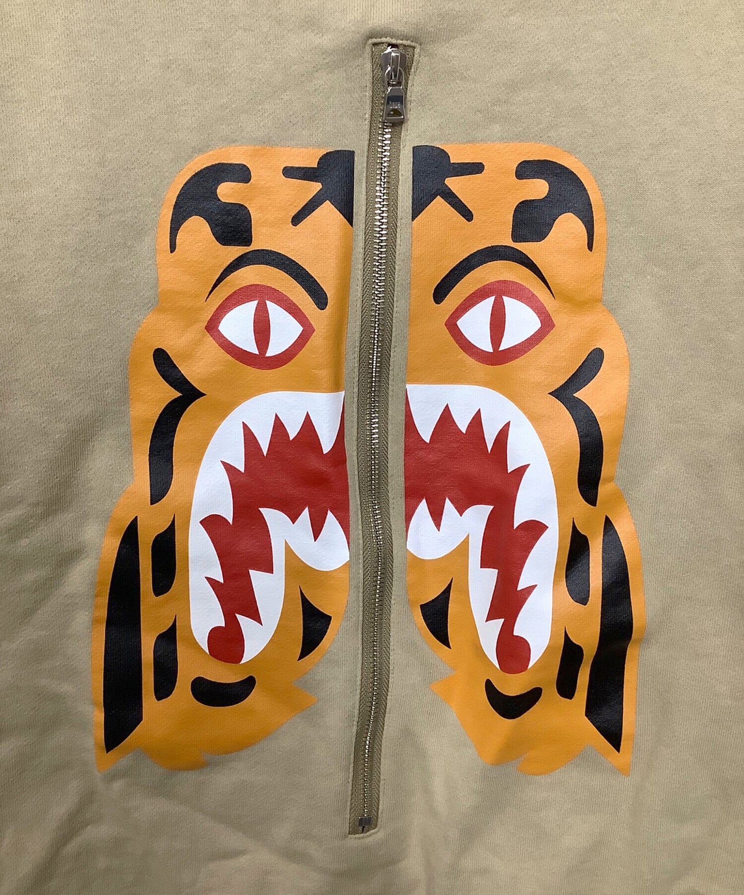 [Pre-owned] A BATHING APE Half Zip Sweatshirt 001SWK301006M