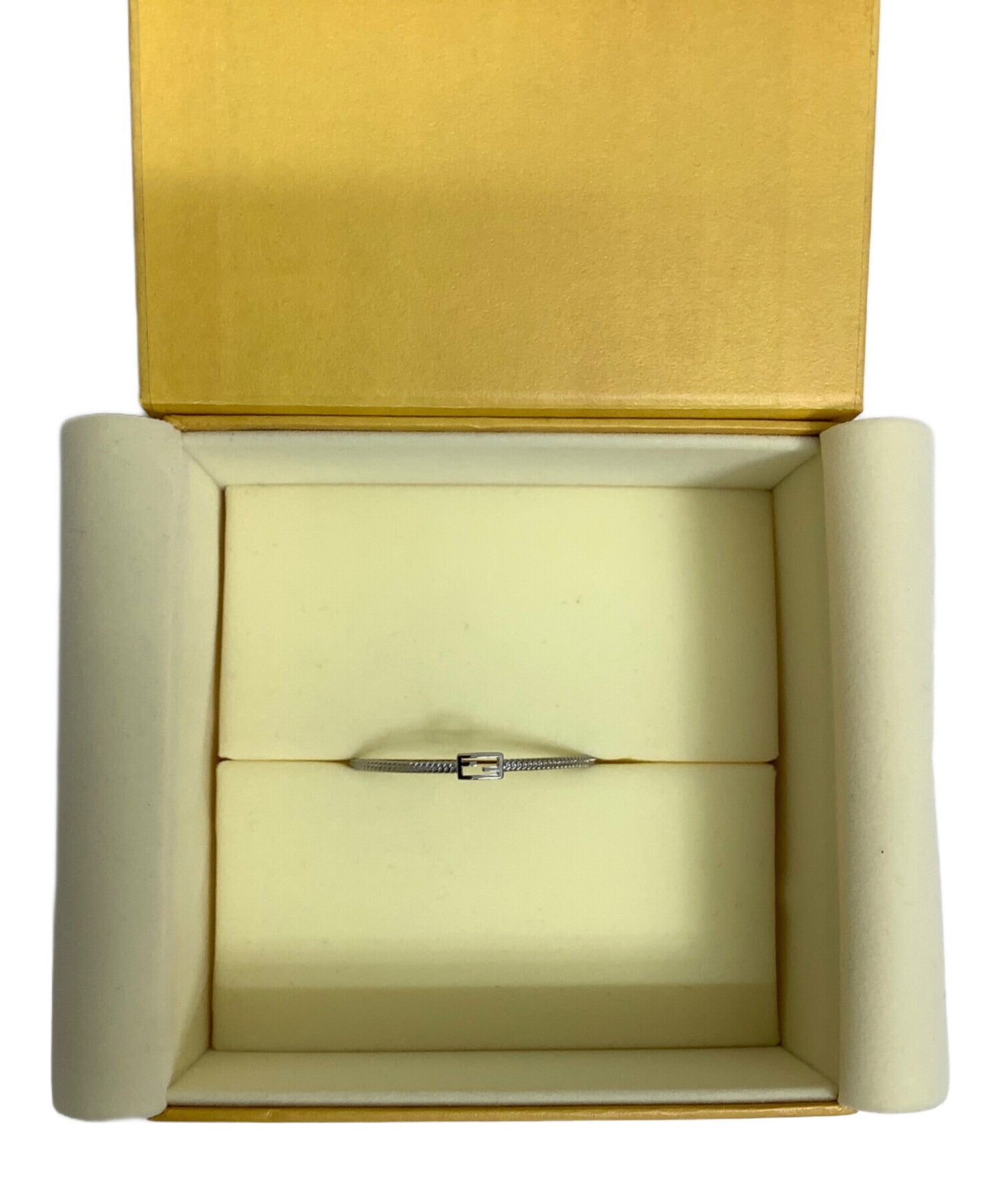 [Pre-owned] FENDI FF bucket ring chain metal bracelet