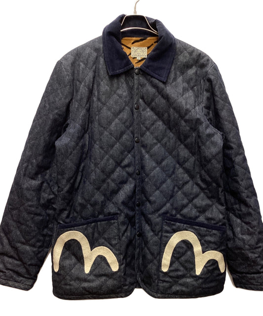 [Pre-owned] EVISU Quilted denim jacket