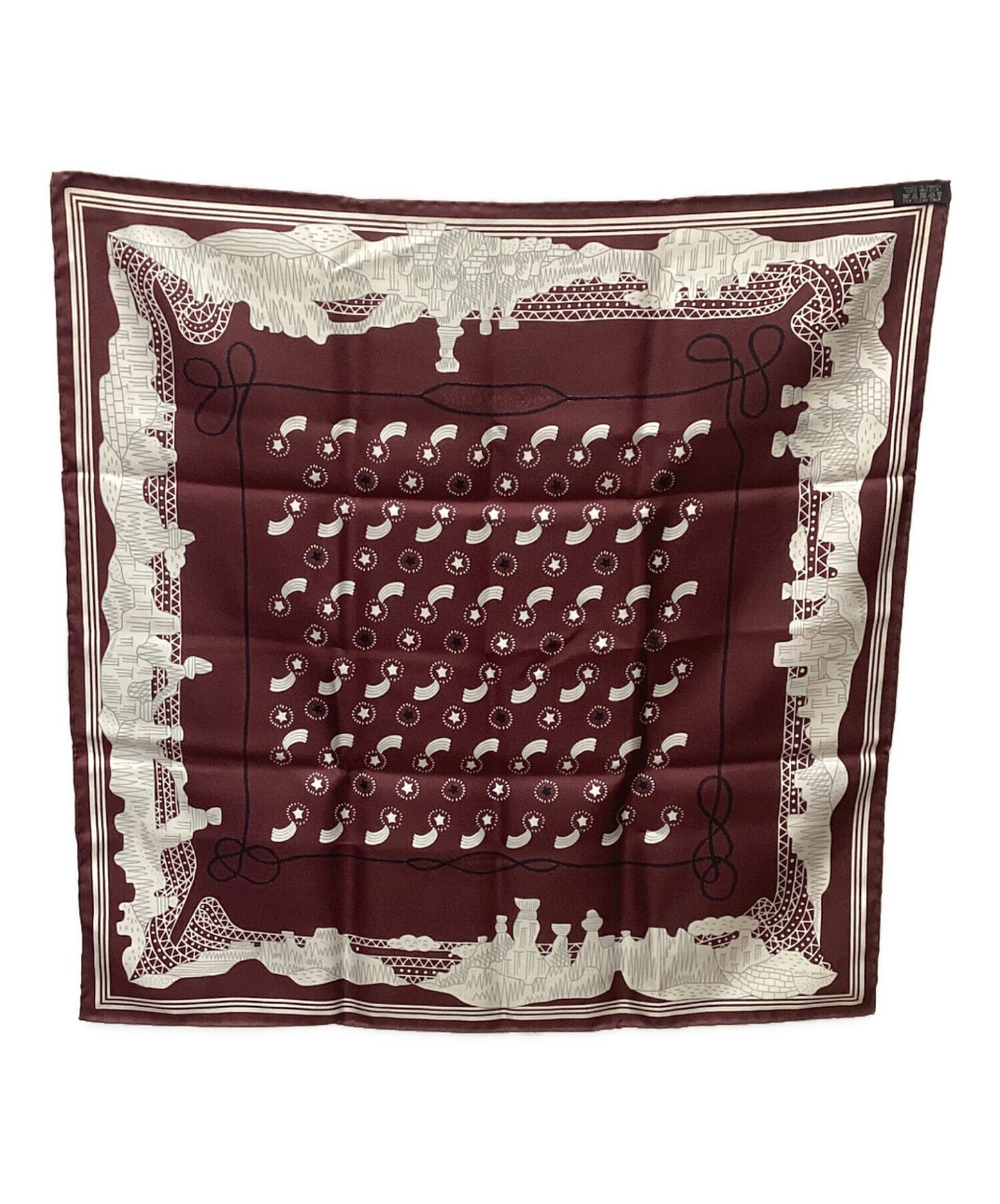 [Pre-owned] HERMES Silk scarf / Carré 55 / "From the canyon to the stars"