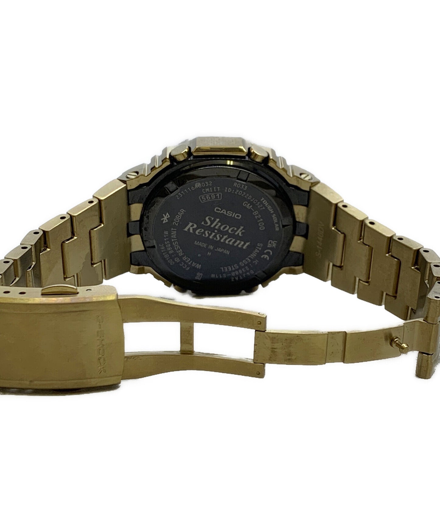 [Pre-owned] CASIO CASIO G-SHOCK Radio-controlled solar-powered wristwatch GM-B2100