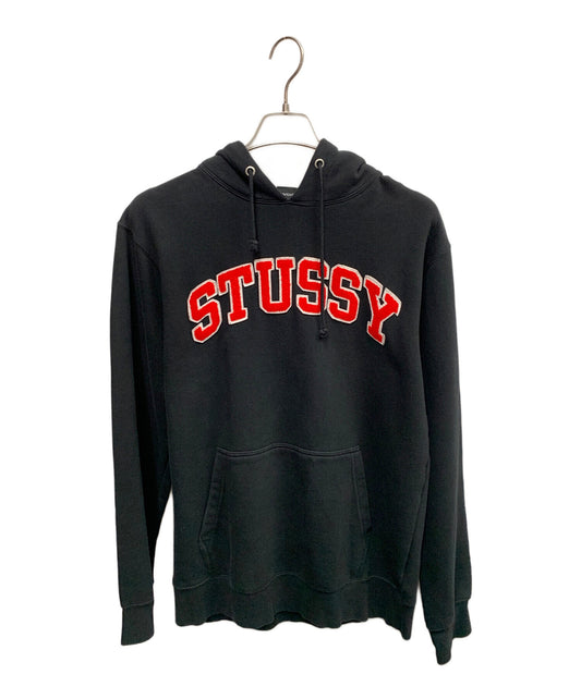 [Pre-owned] stussy Stussy Black and Red Hoodie