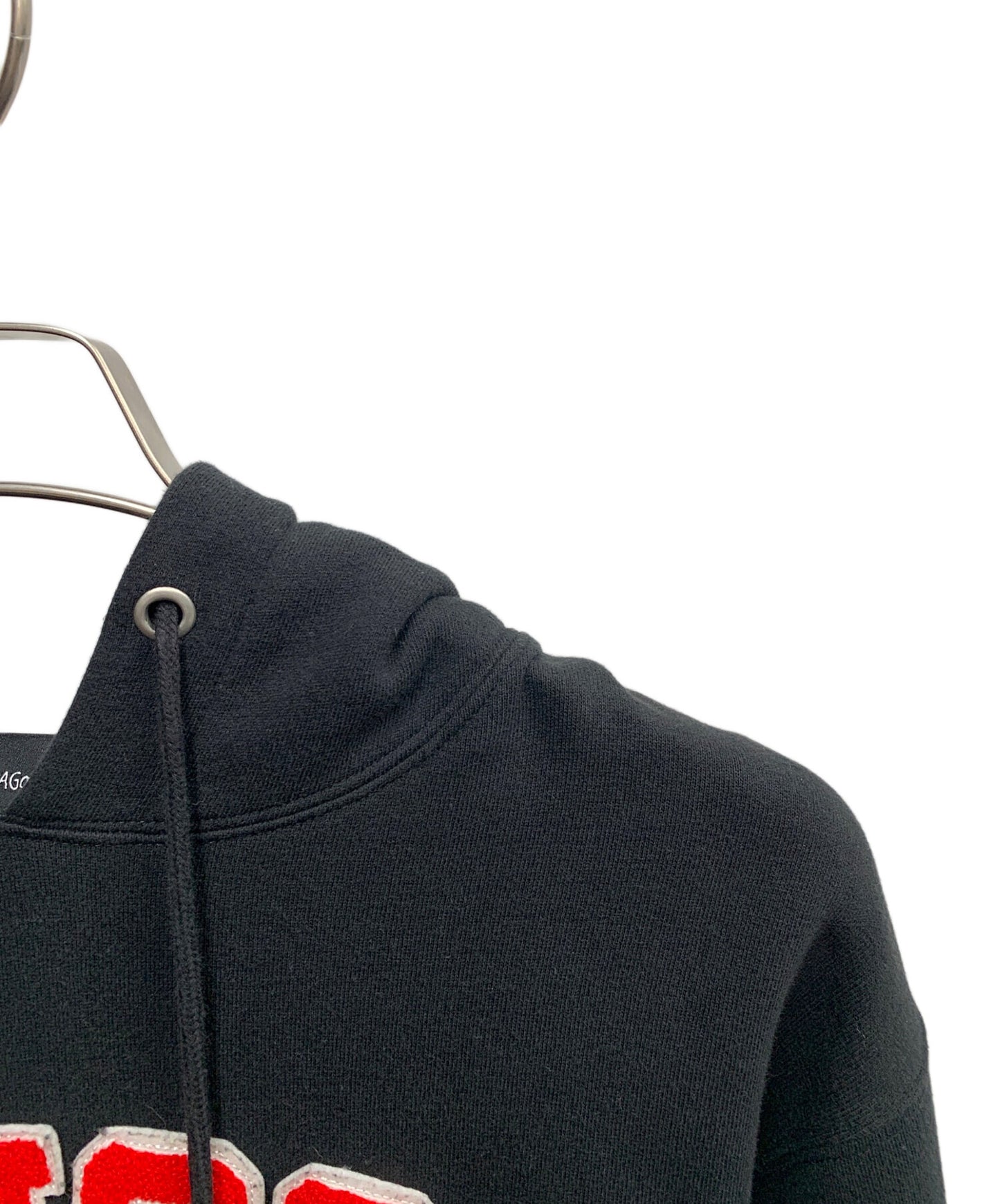 [Pre-owned] stussy Stussy Black and Red Hoodie
