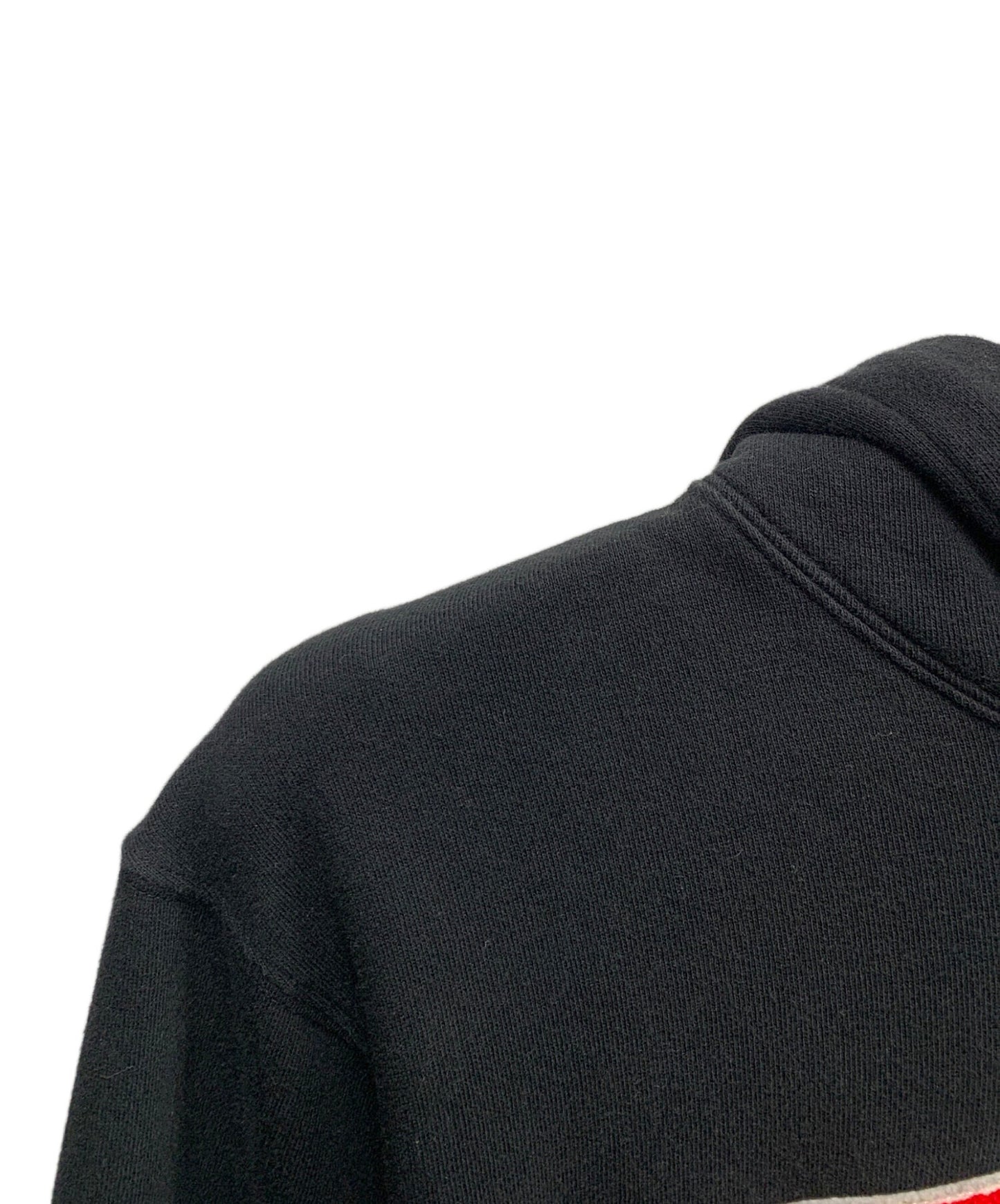 [Pre-owned] stussy Stussy Black and Red Hoodie