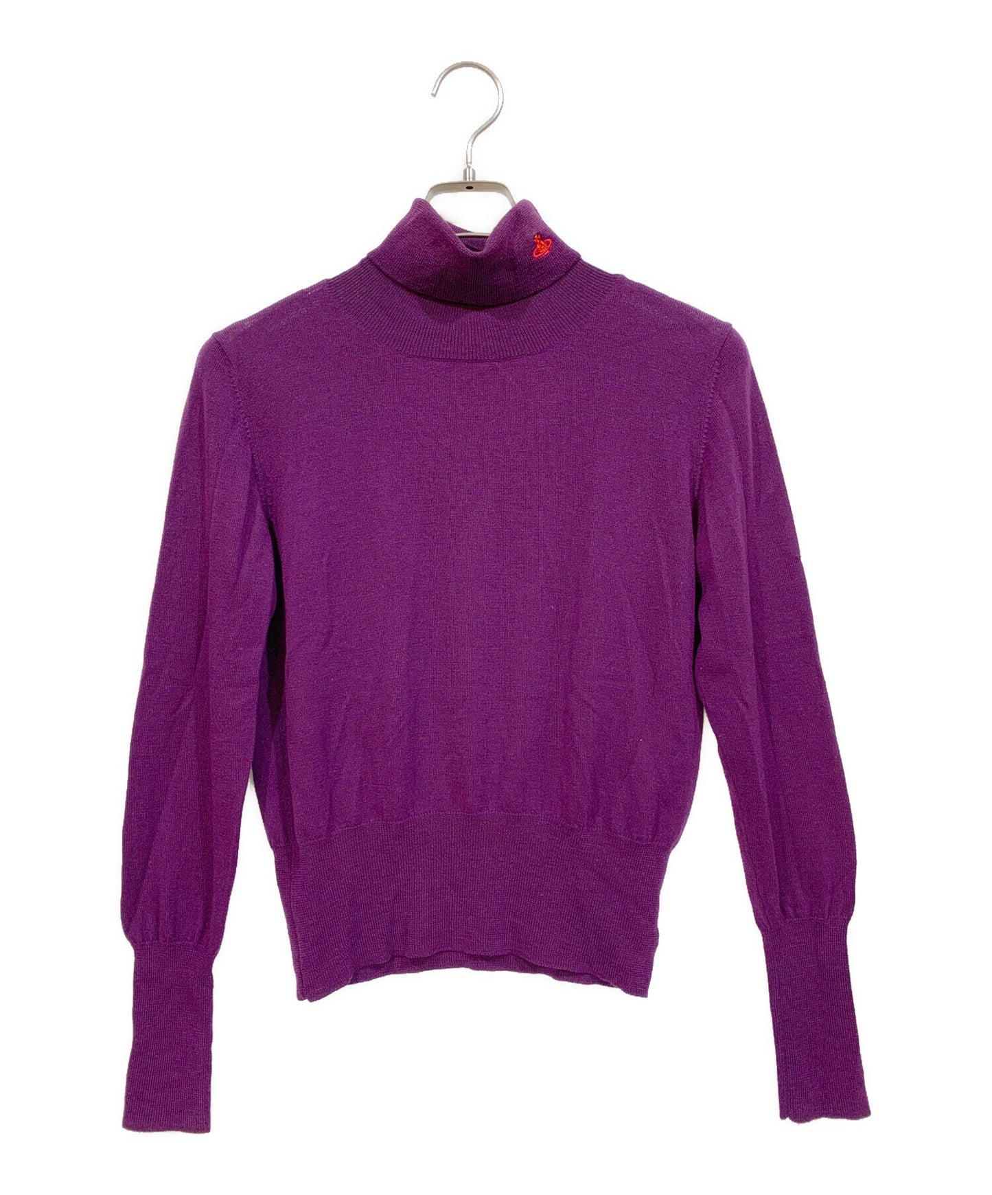 [Pre-owned] Vivienne Westwood RED LABEL Orb Embroidery Turtleneck Knit 357-01-13030