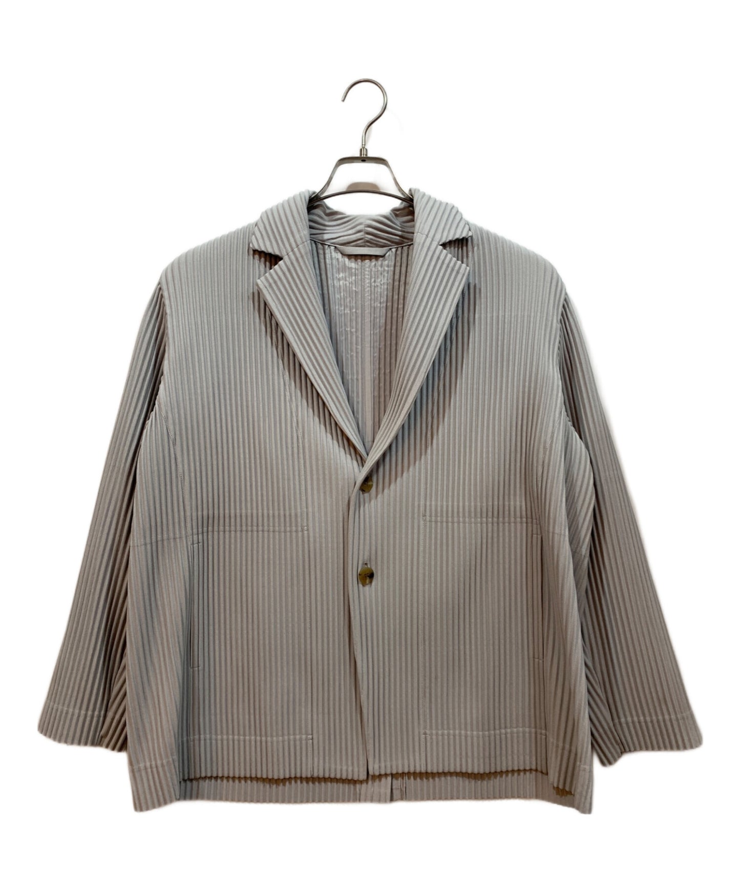 [Pre-owned] HOMME PLISSE ISSEY MIYAKE Pleated jacket Polo shirt HP55JD201