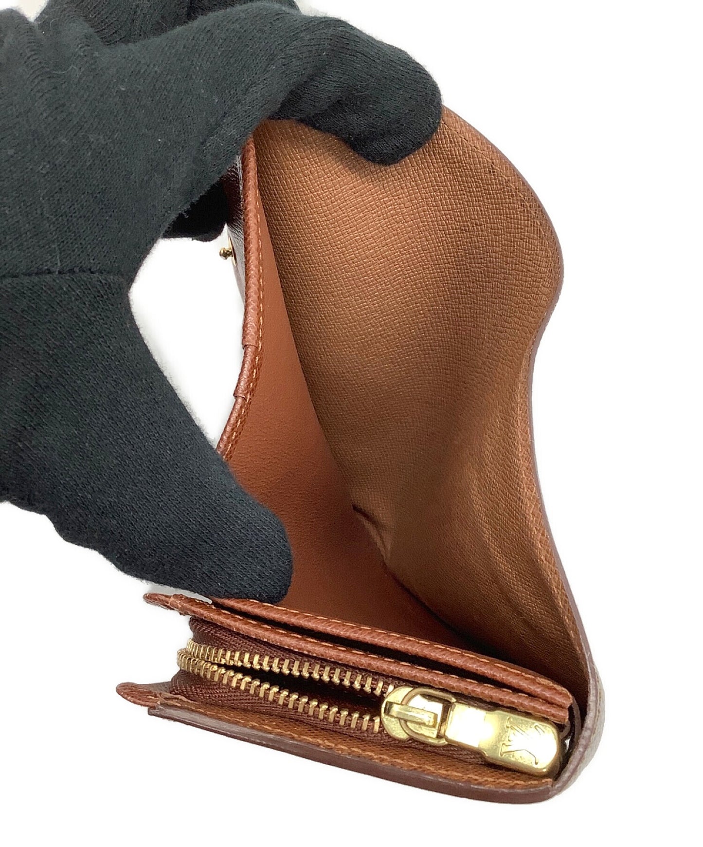 [Pre-owned] LOUIS VUITTON Monogram portmonnaie bière trésor wallet with two compartments M61730