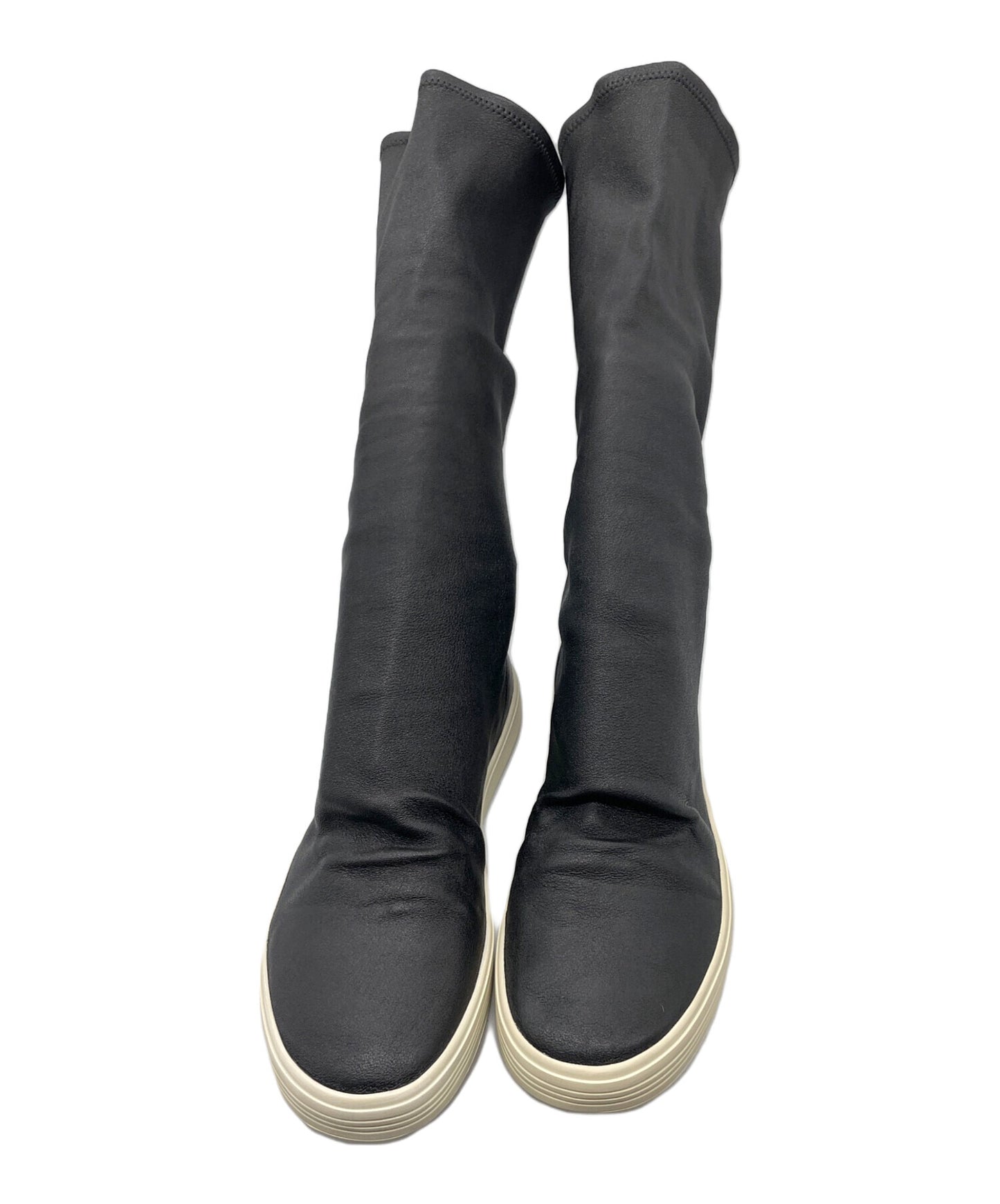 [Pre-owned] RICK OWENS Stretch boots RU17F8869LNS