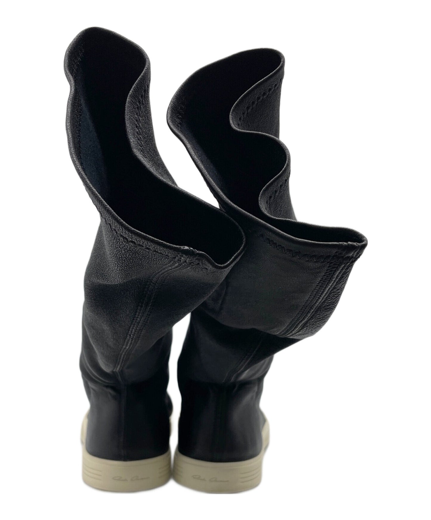 [Pre-owned] RICK OWENS Stretch boots RU17F8869LNS