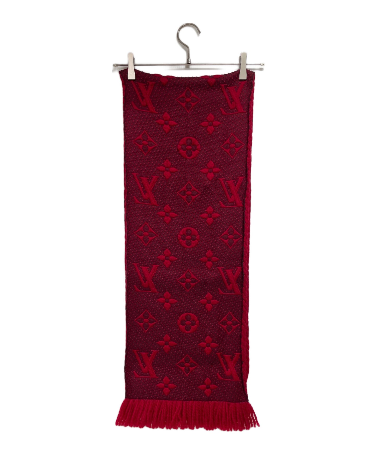 [Pre-owned] LOUIS VUITTON Echalp Logomania Red / Scarf M72432