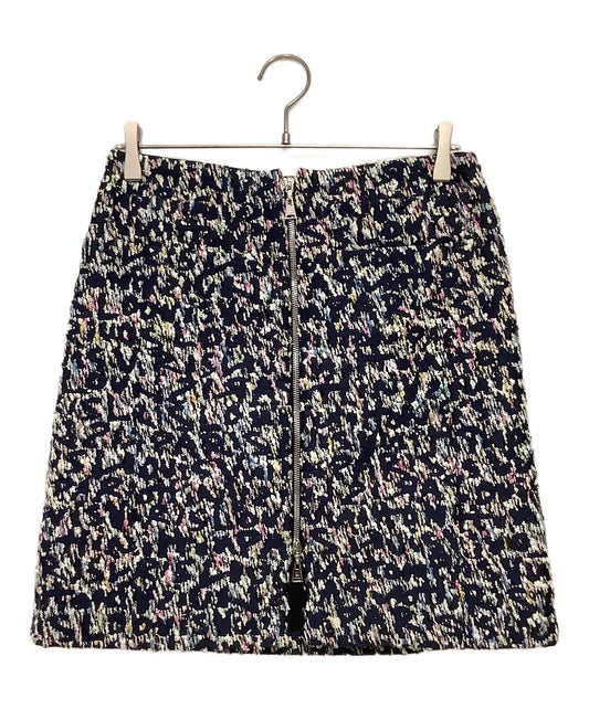 [Pre-owned] LOUIS VUITTON Tweed Front Zip Skirt F6SK06B1H
